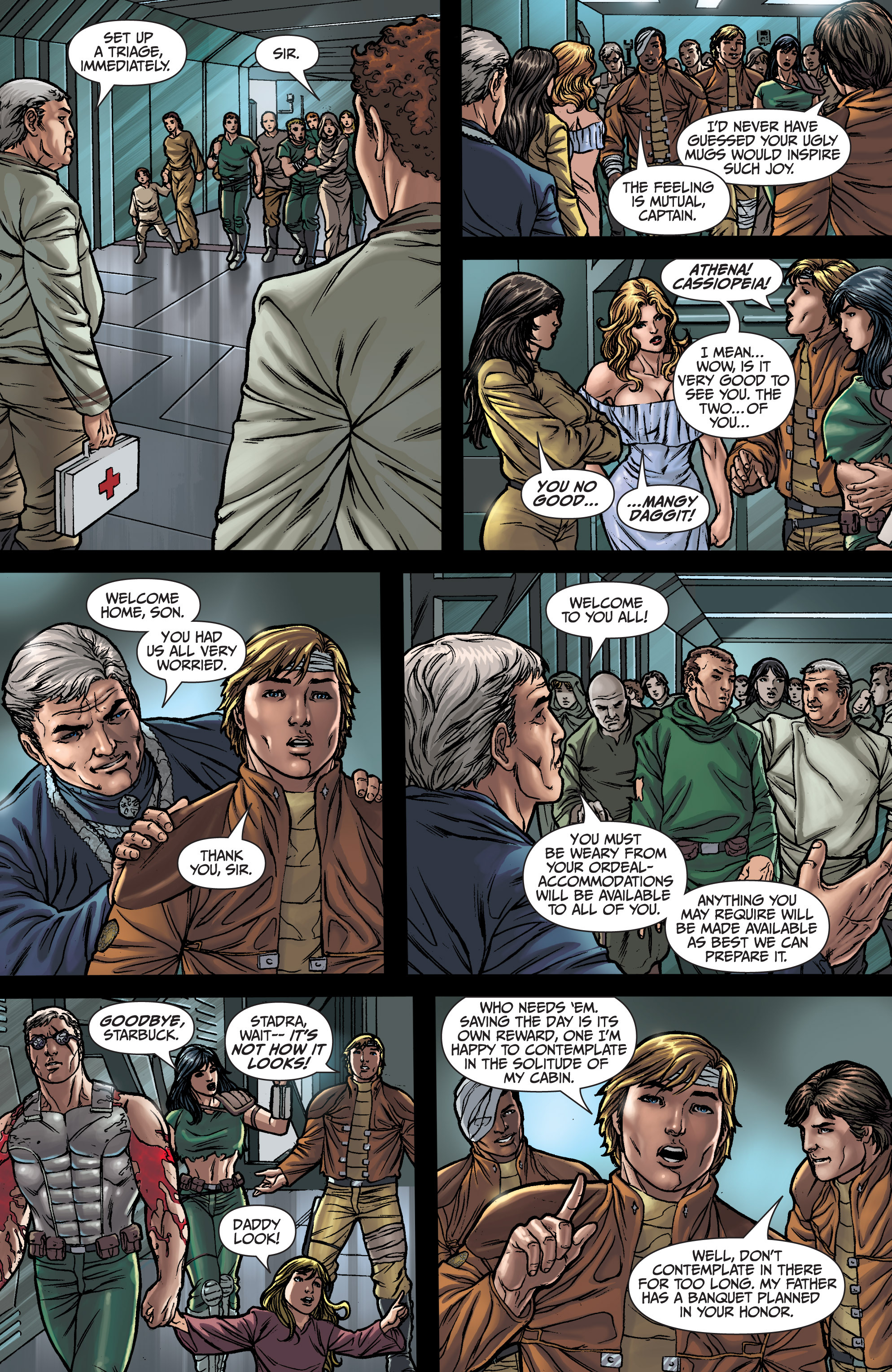 Read online Classic Battlestar Galactica (2006) comic -  Issue #4 - 21