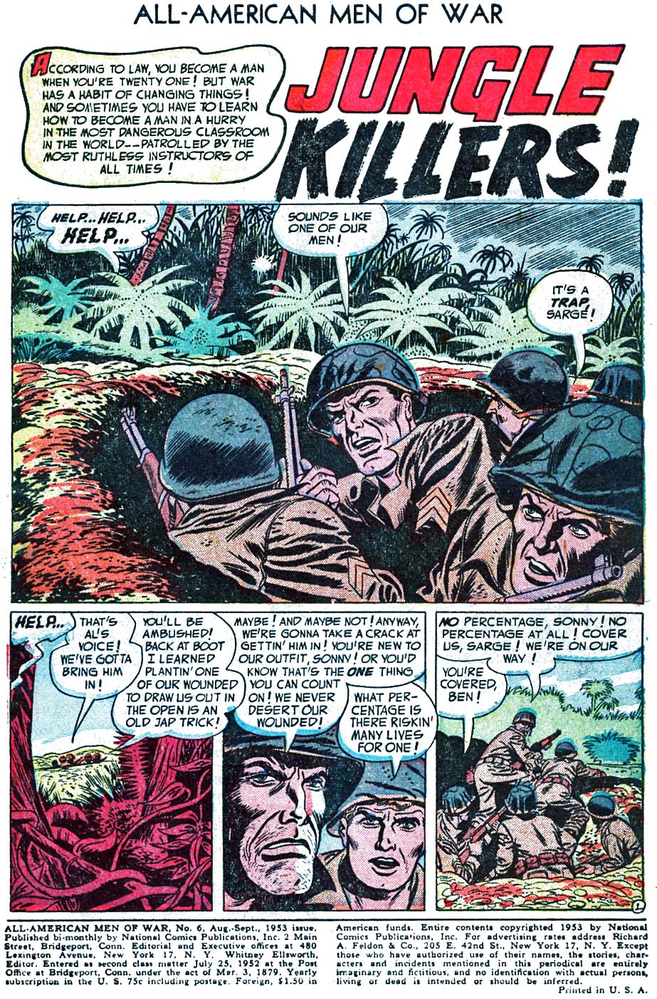Read online All-American Men of War comic -  Issue #6 - 3