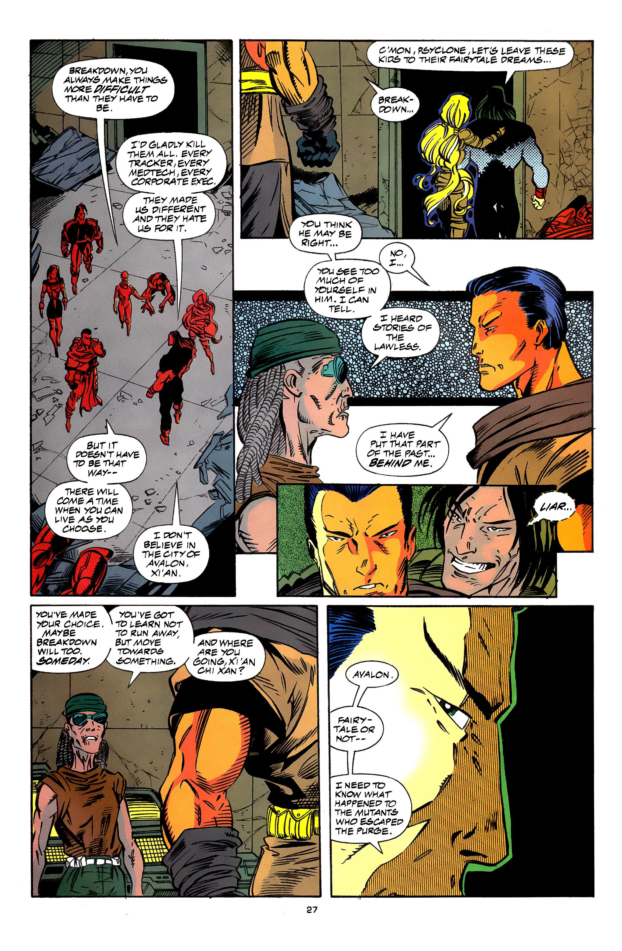 Read online X-Men 2099 comic -  Issue #7 - 21