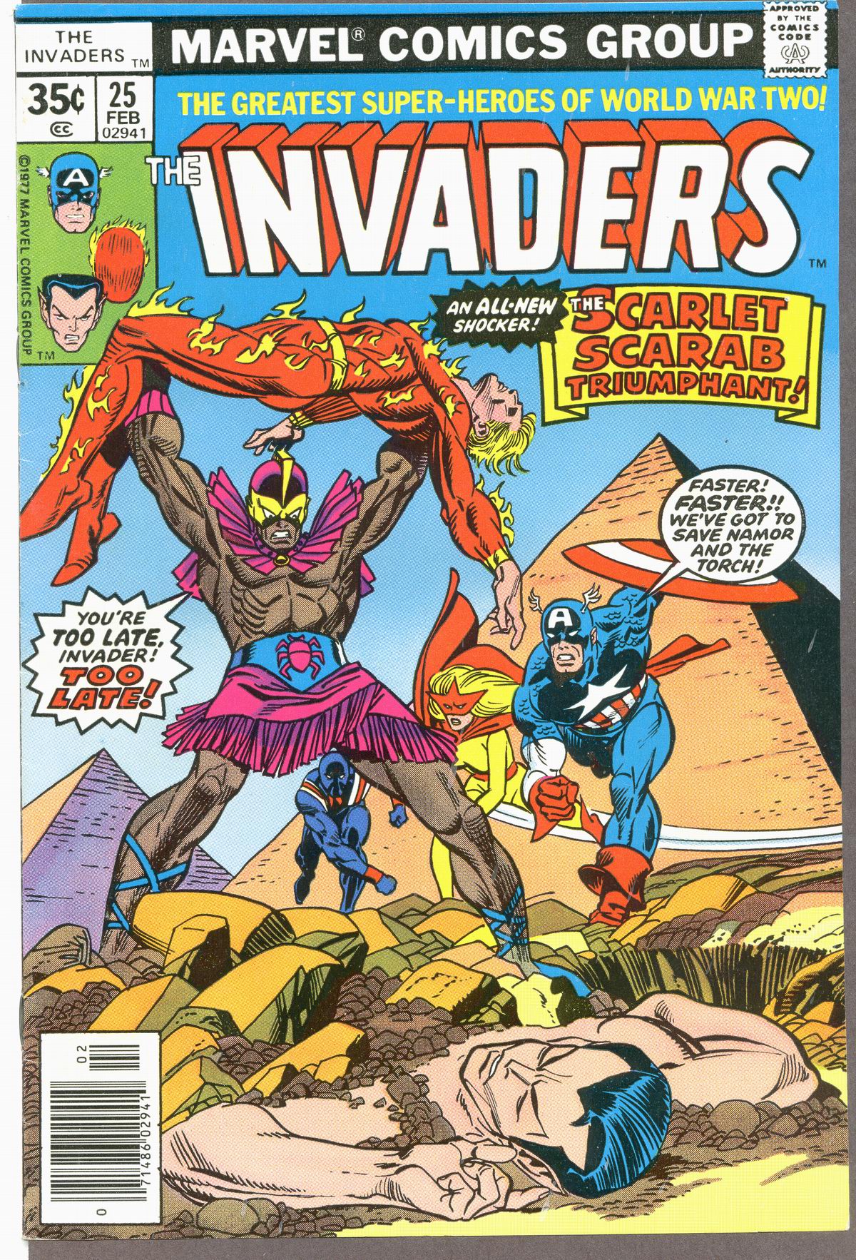 Read online The Invaders (1975) comic -  Issue #25 - 1