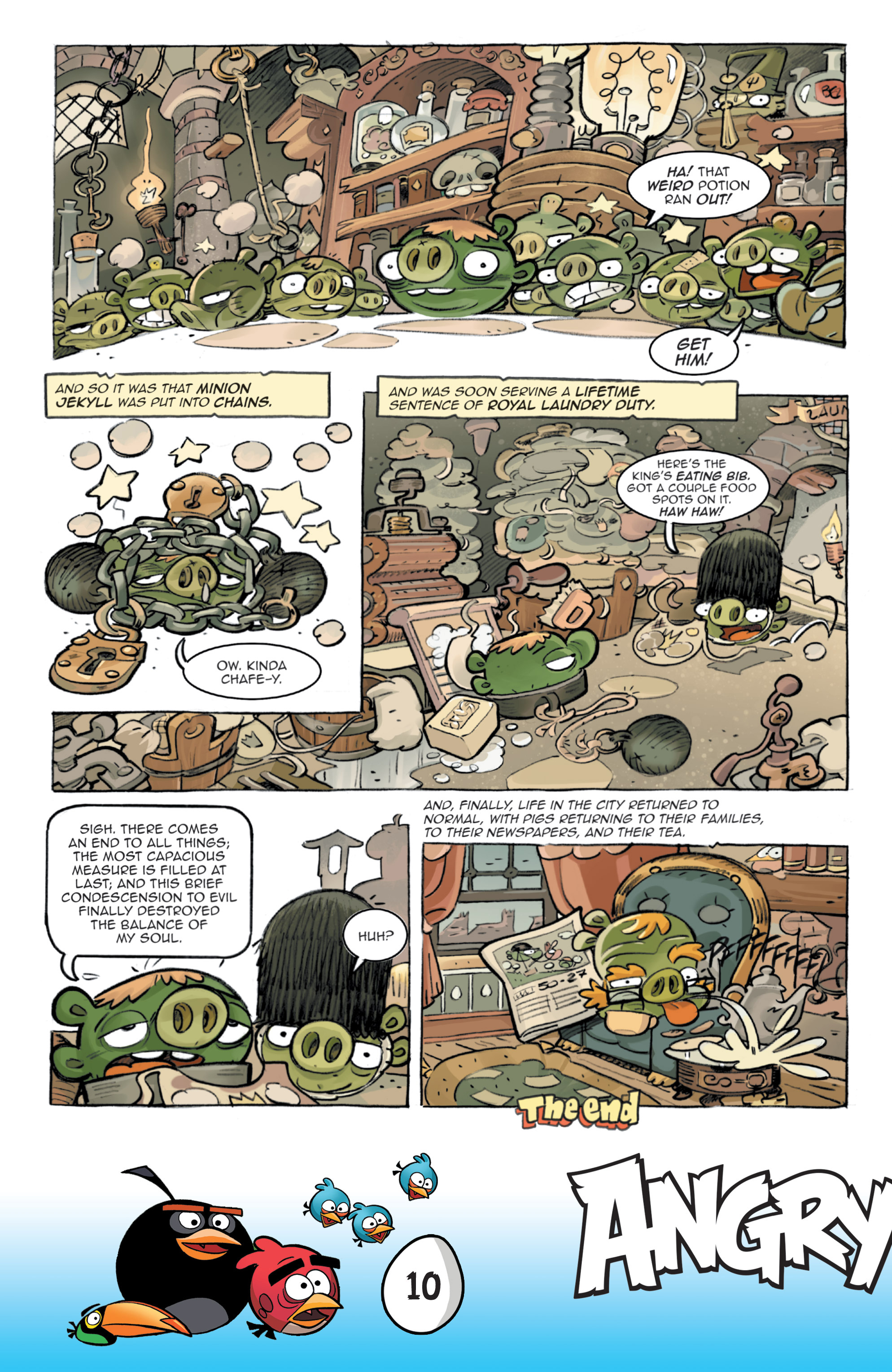 Read online Angry Birds Comics: Game Play comic -  Issue #3 - 12