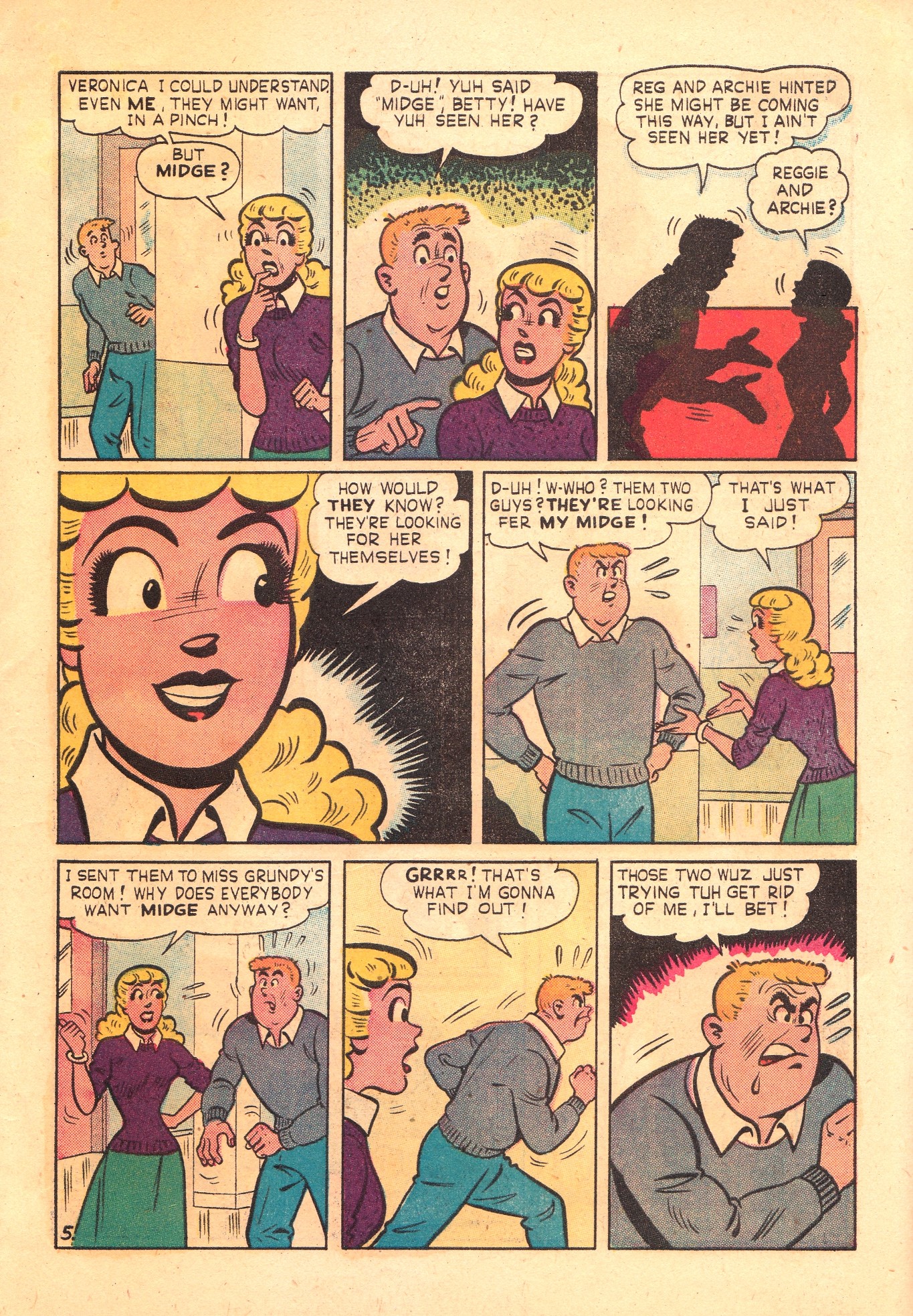 Read online Archie's Pal Jughead comic -  Issue #42 - 7