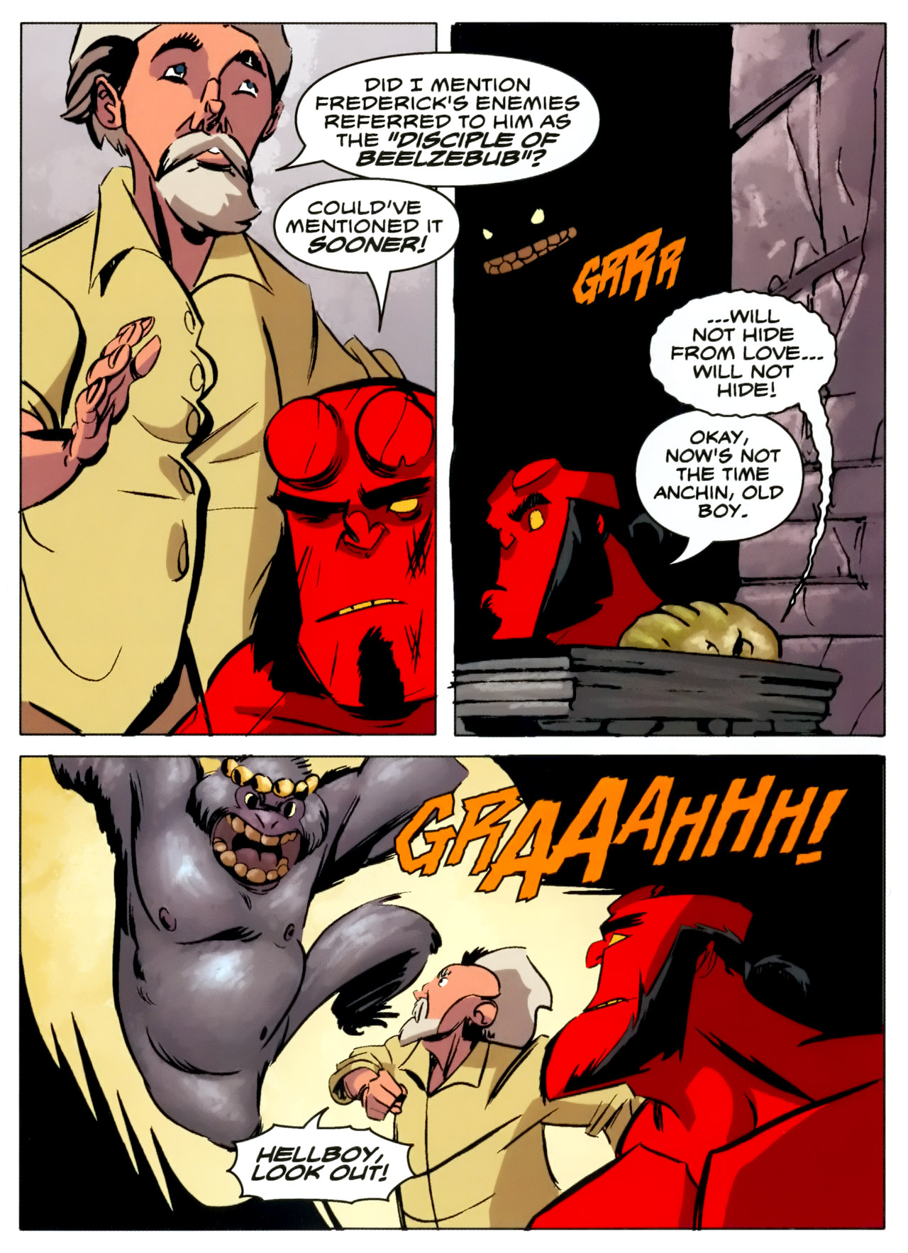 Read online Hellboy Animated: The Menagerie comic -  Issue # TPB - 51