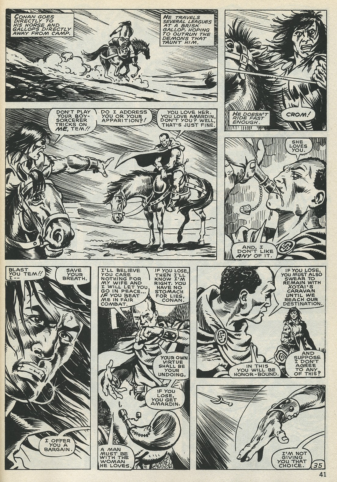 Read online The Savage Sword Of Conan comic -  Issue #128 - 40