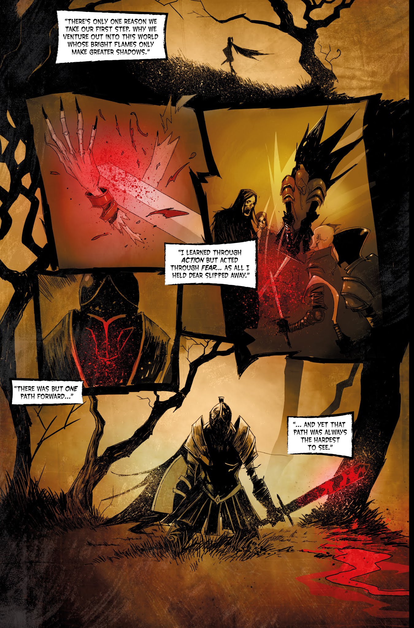 Read online Dark Souls: Legends of the Flame comic -  Issue #1 - 16