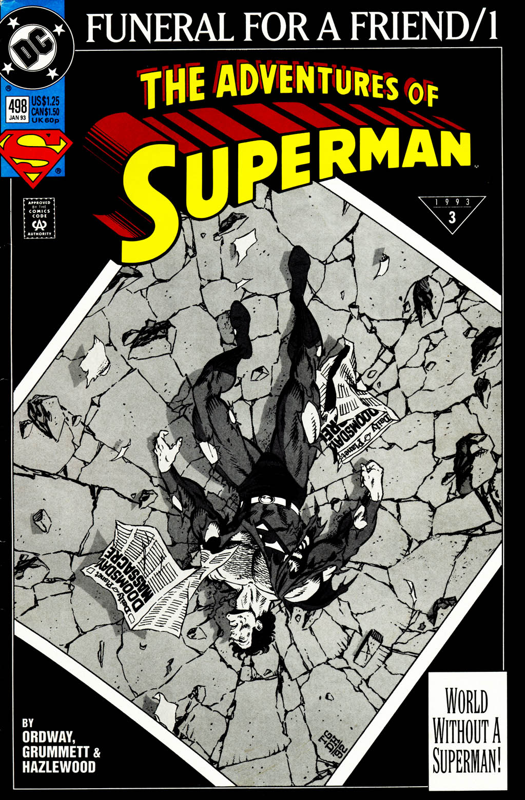 Read online Adventures of Superman (1987) comic -  Issue #498 - 1