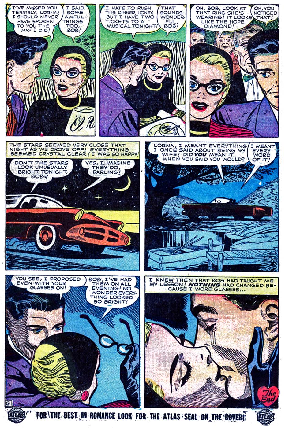 Read online Love Romances comic -  Issue #52 - 16