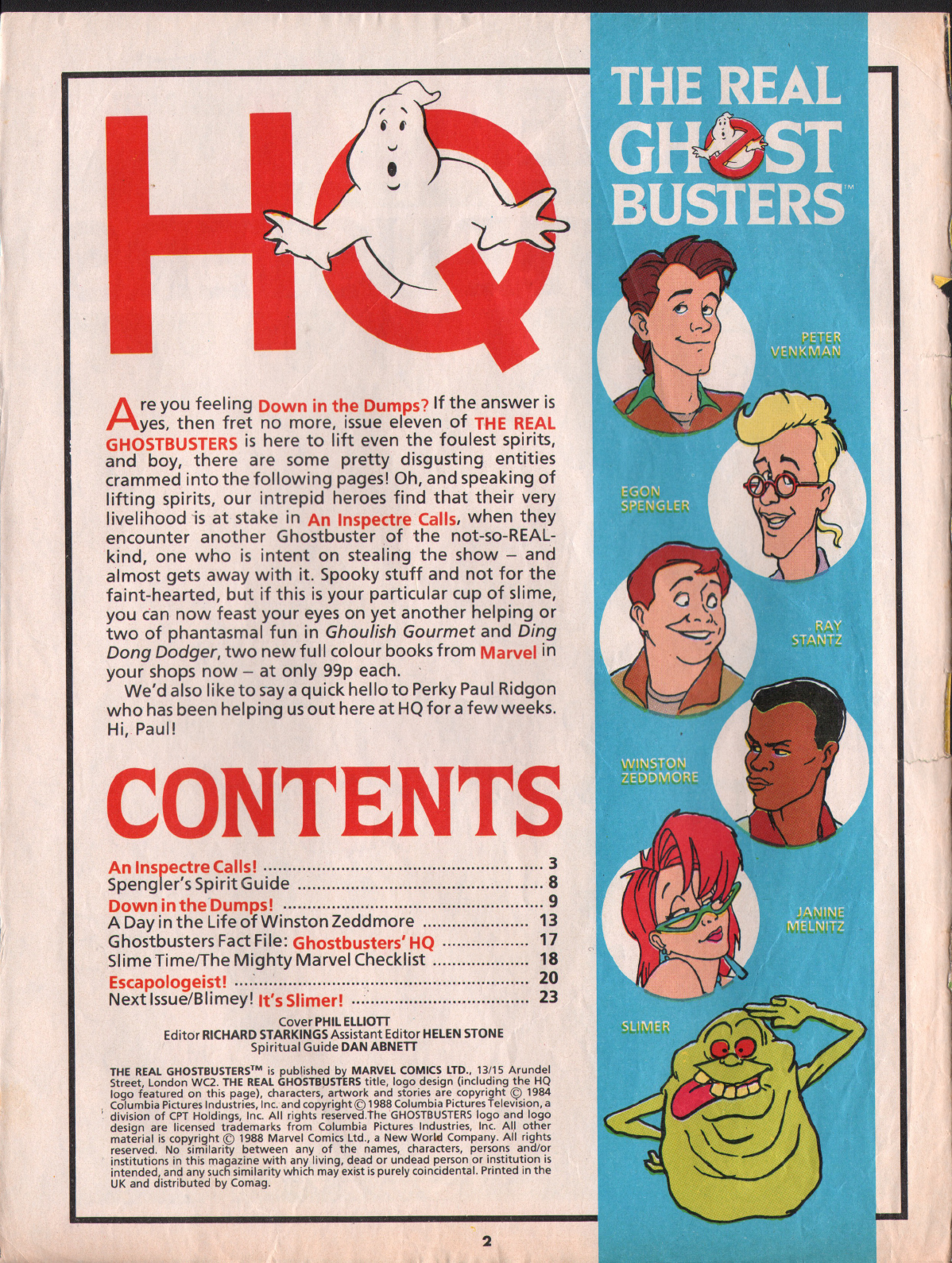 Read online The Real Ghostbusters comic -  Issue #11 - 2