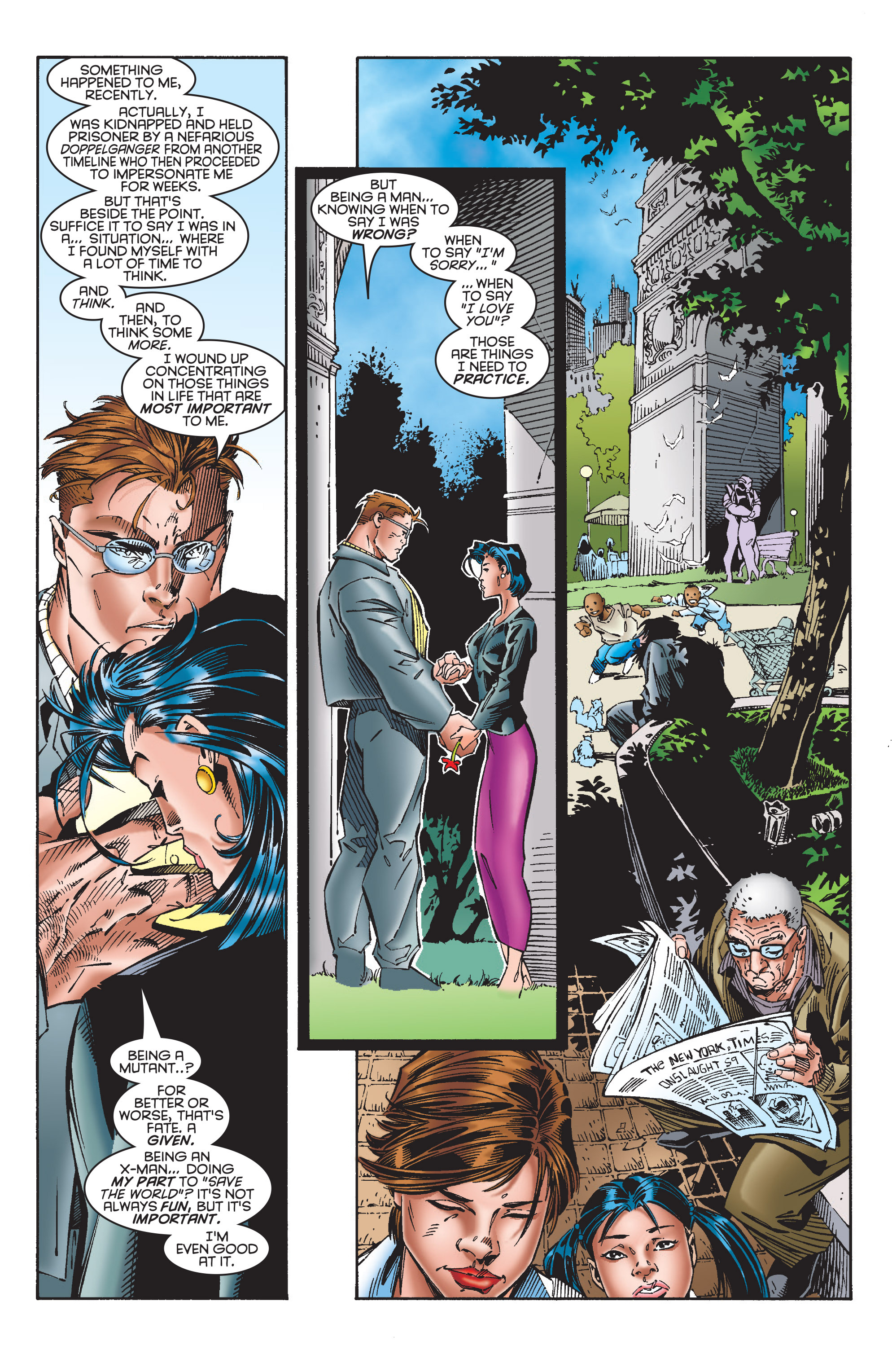 Read online X-Men: The Complete Onslaught Epic comic -  Issue # TPB 4 - 160