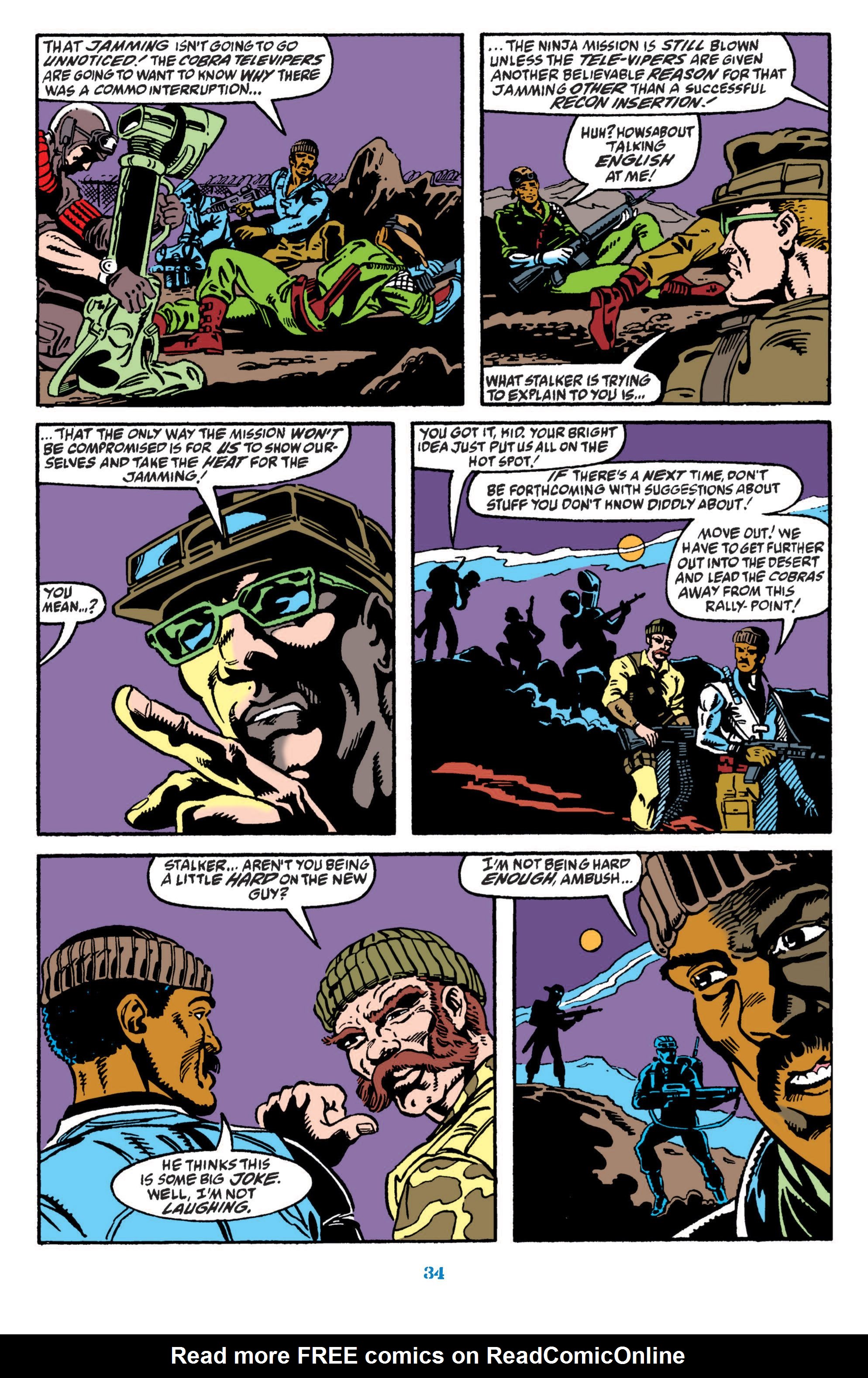 Read online Classic G.I. Joe comic -  Issue # TPB 12 (Part 1) - 35