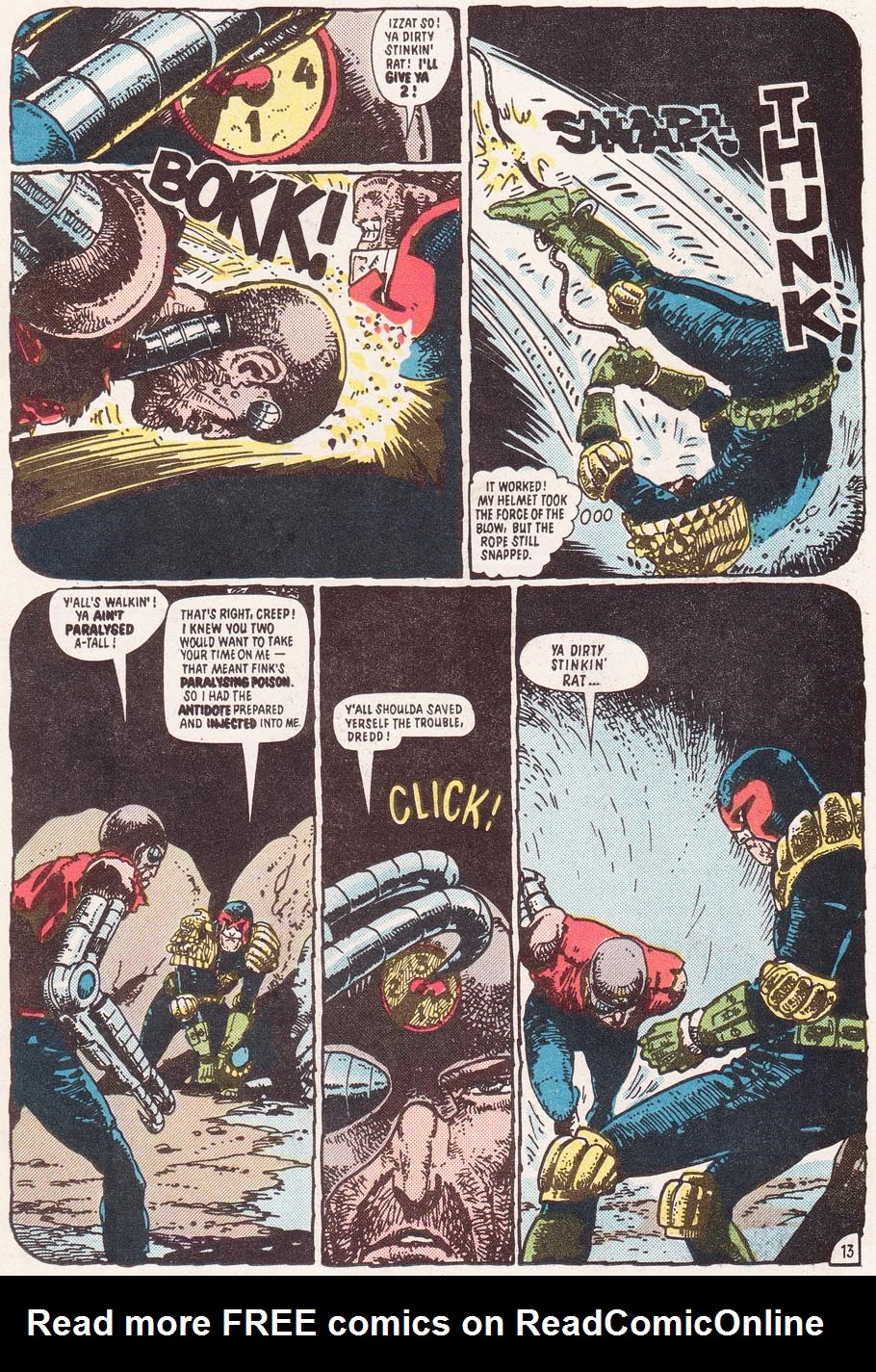 Read online Judge Dredd (1983) comic -  Issue #32 - 13