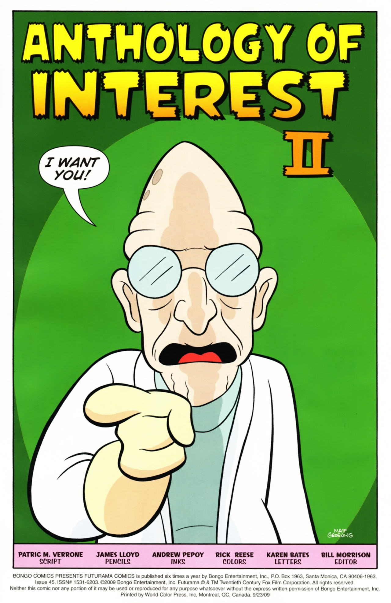 Read online Futurama Comics comic -  Issue #45 - 2