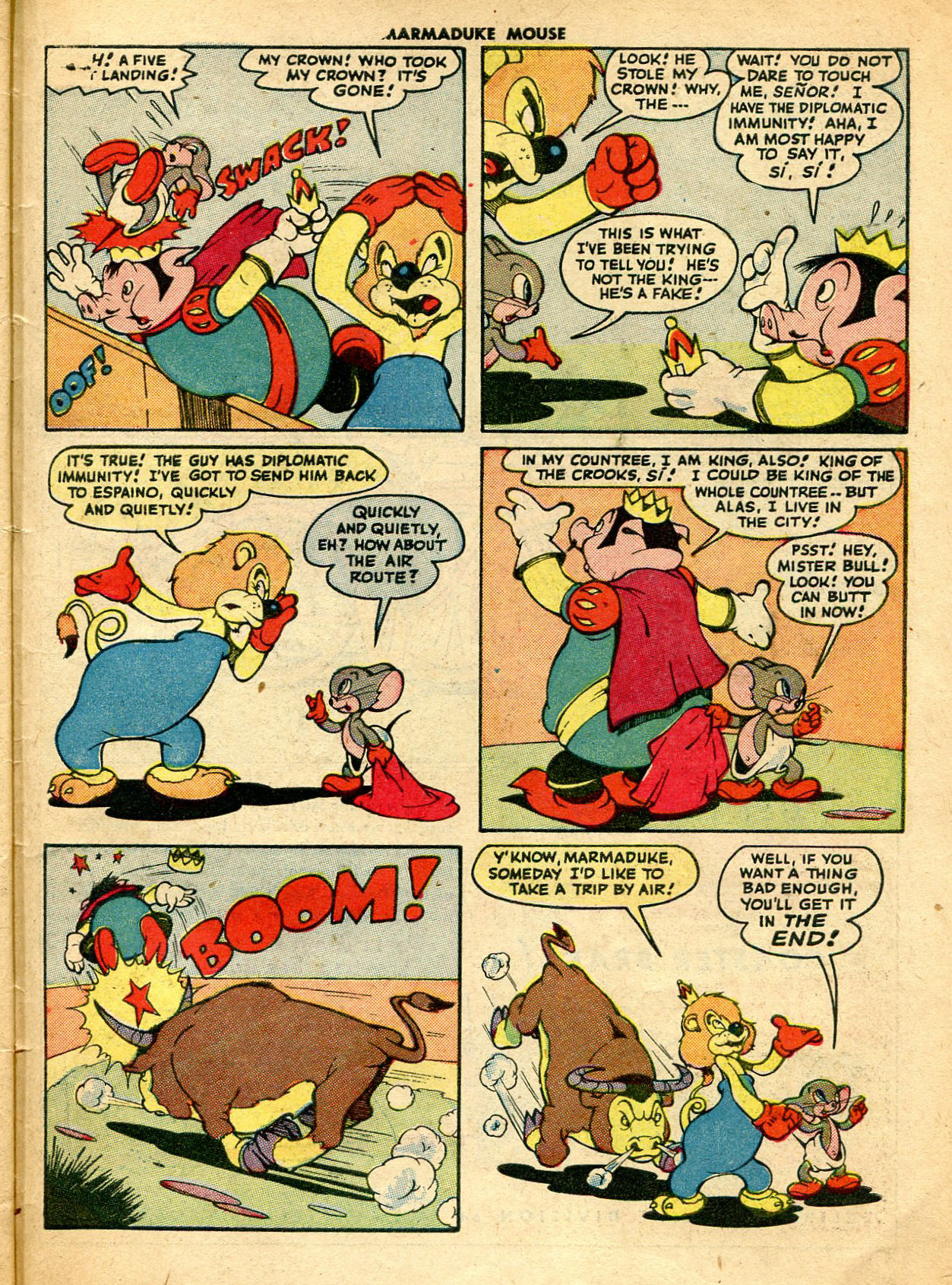Read online Marmaduke Mouse comic -  Issue #6 - 49