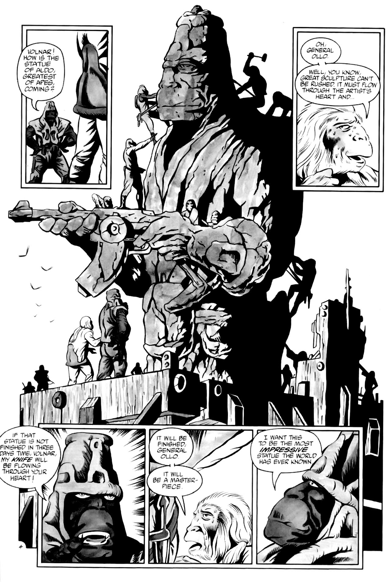 Read online Planet of the Apes (1990) comic -  Issue #3 - 6