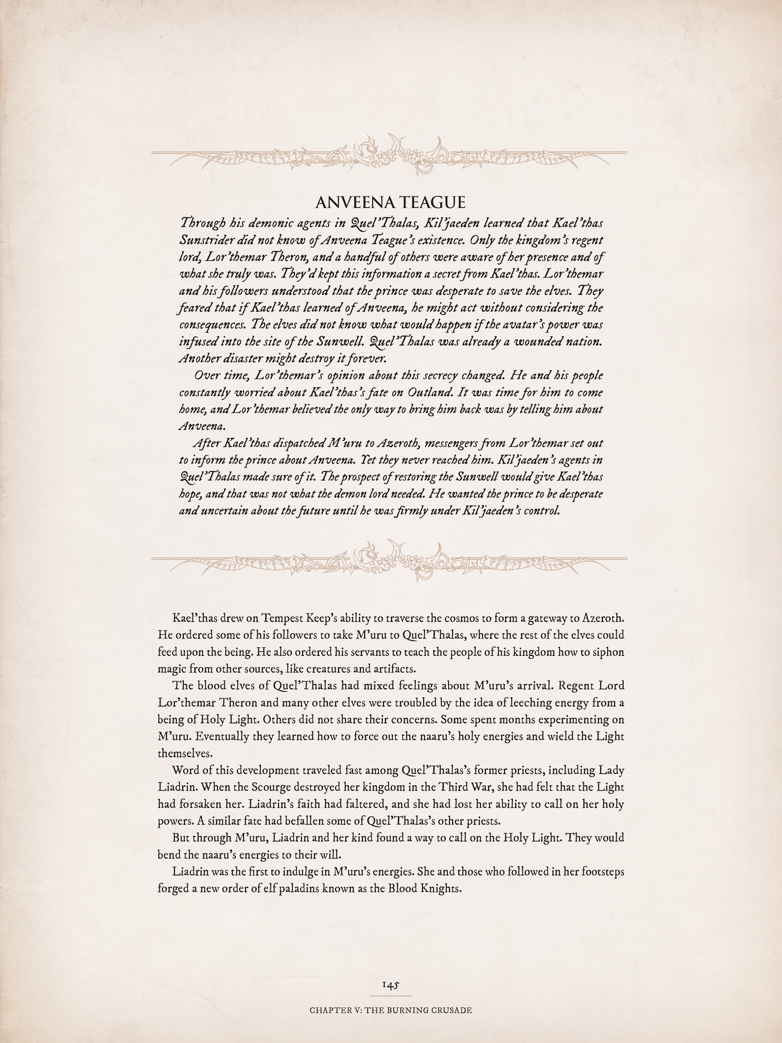 Read online World of Warcraft Chronicle Vol. 3 comic -  Issue # Full - 138