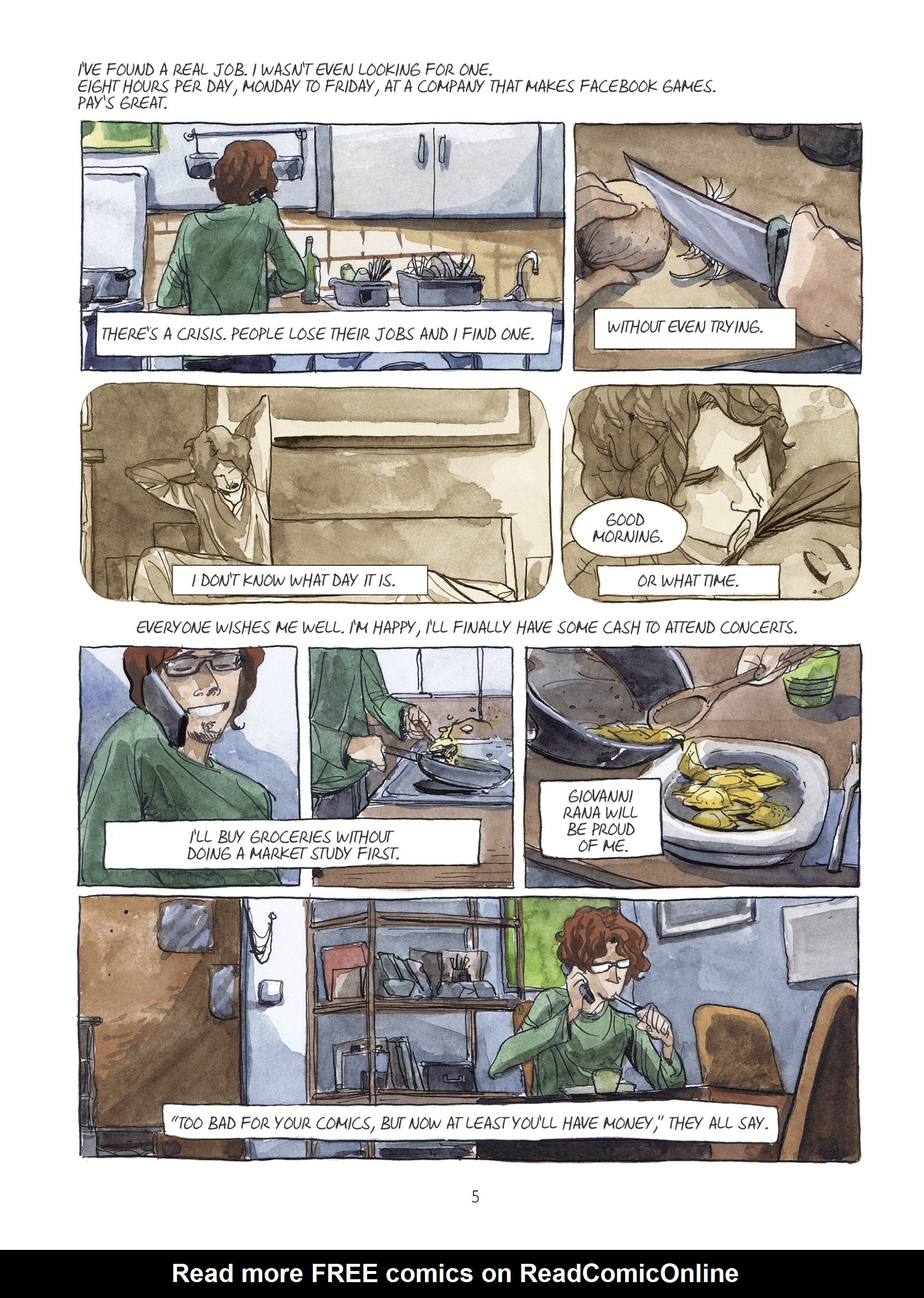 Read online A Real Job comic -  Issue # TPB - 5