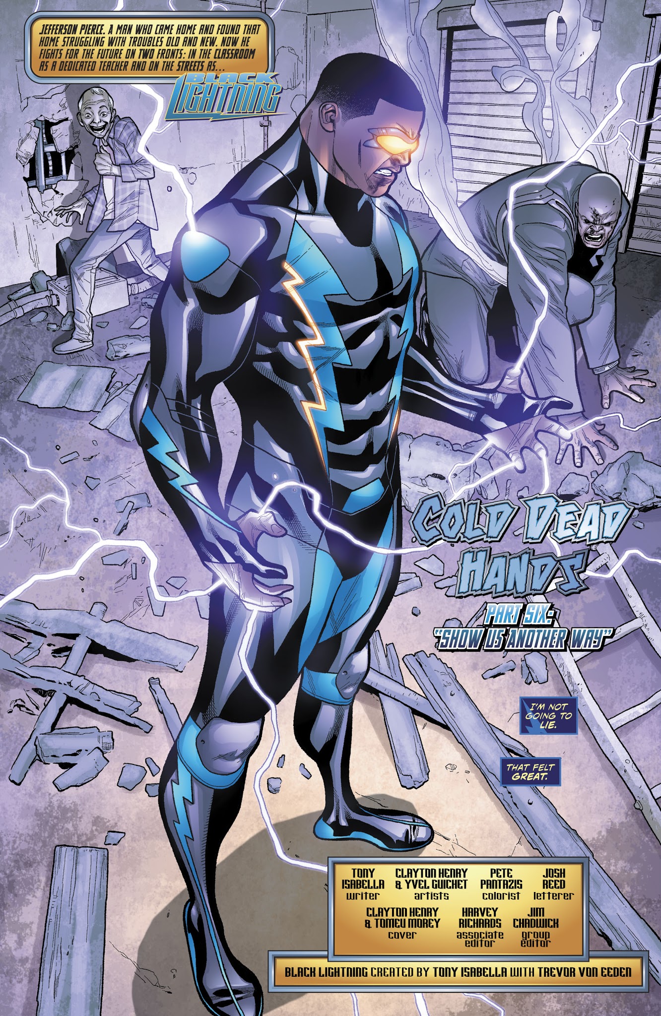 Read online Black Lightning: Cold Dead Hands comic -  Issue #6 - 9
