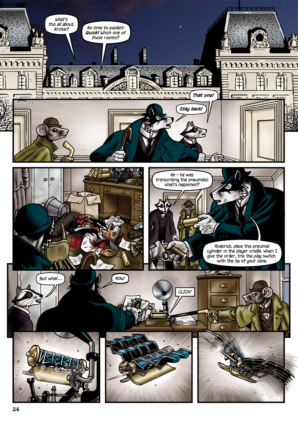 Read online Grandville Bête Noire comic -  Issue # TPB - 37