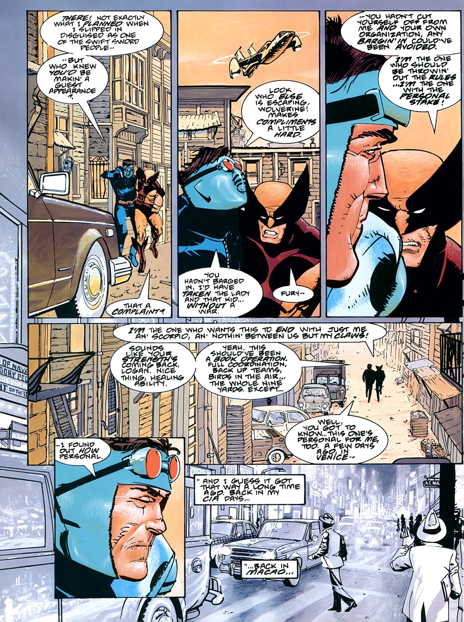 Read online Wolverine, Nick Fury: The Scorpio Connection comic -  Issue # TPB - 40