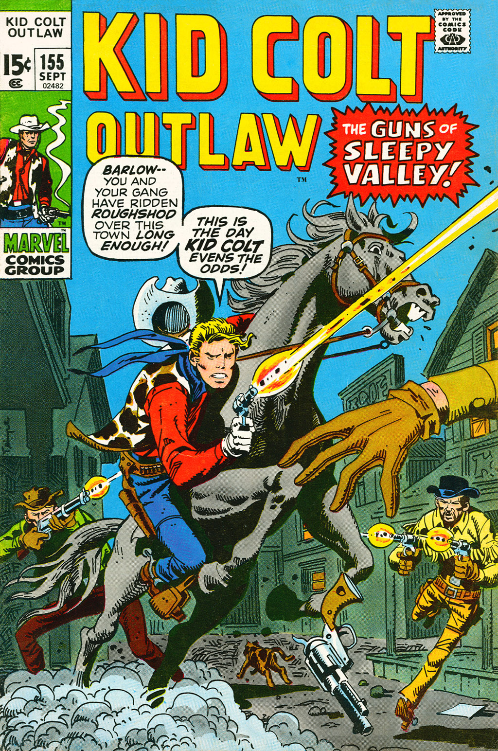 Read online Kid Colt Outlaw comic -  Issue #155 - 1