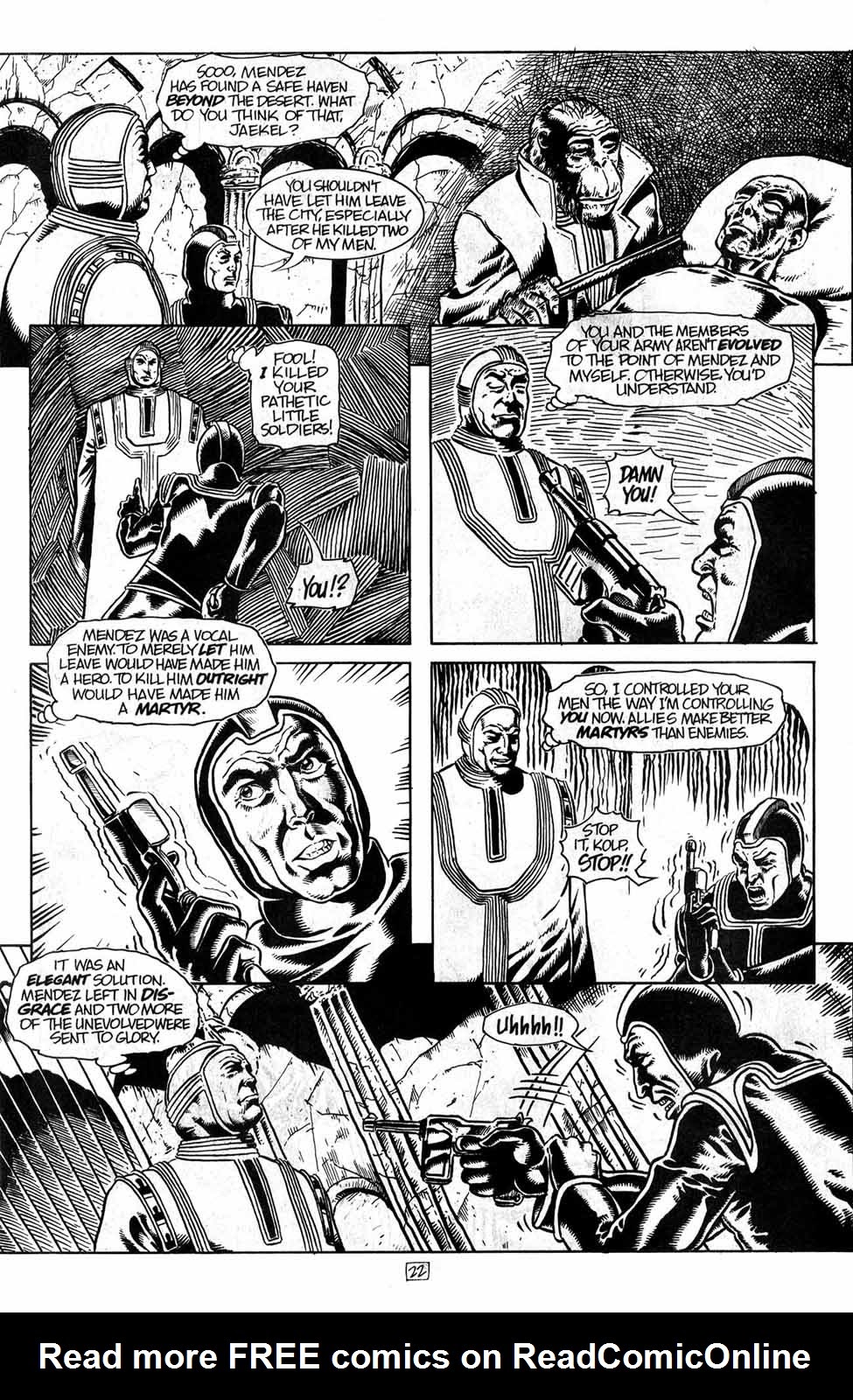 Read online Planet of the Apes: The Forbidden Zone comic -  Issue #1 - 24
