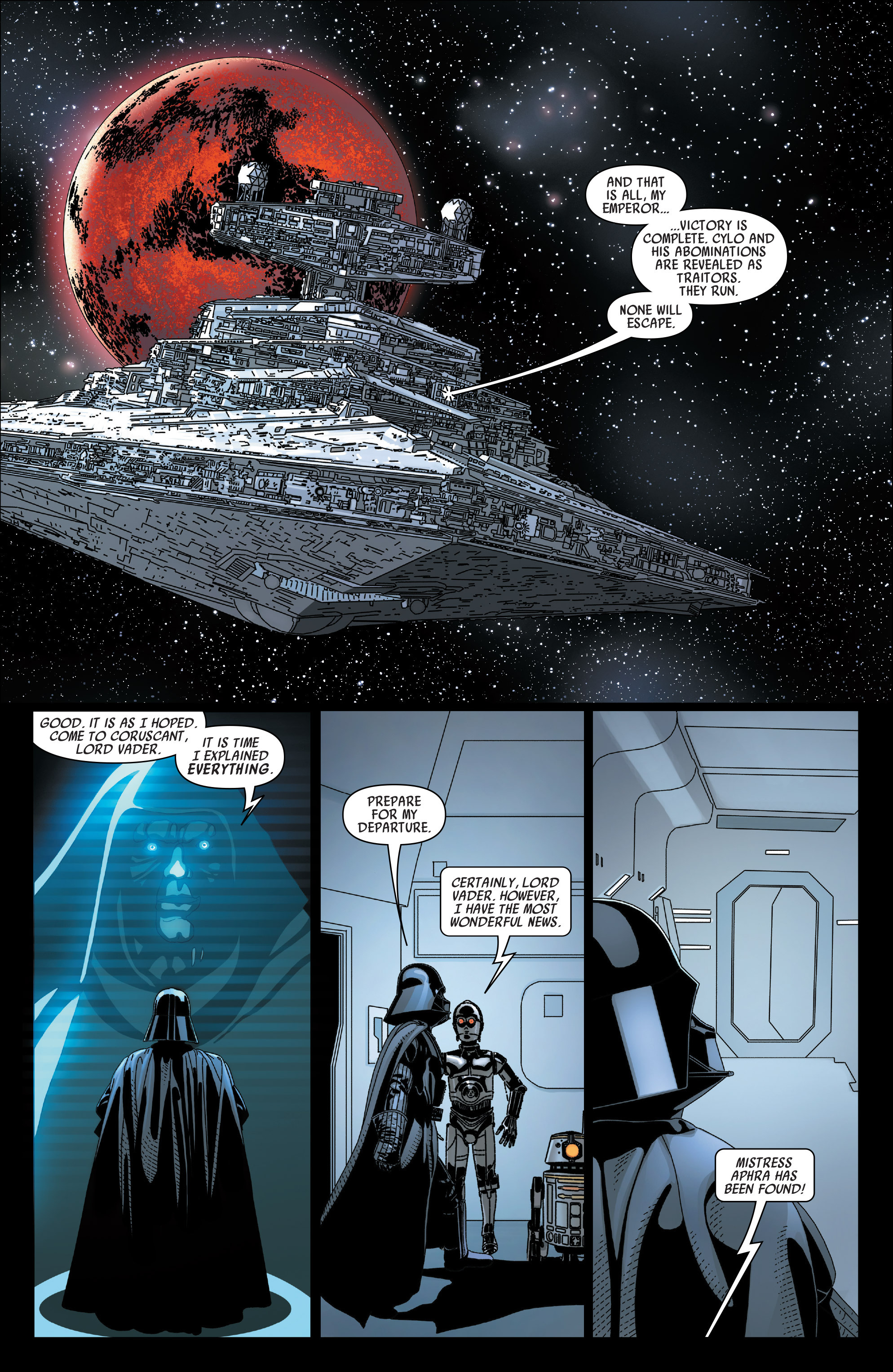 Read online Darth Vader comic -  Issue #19 - 20