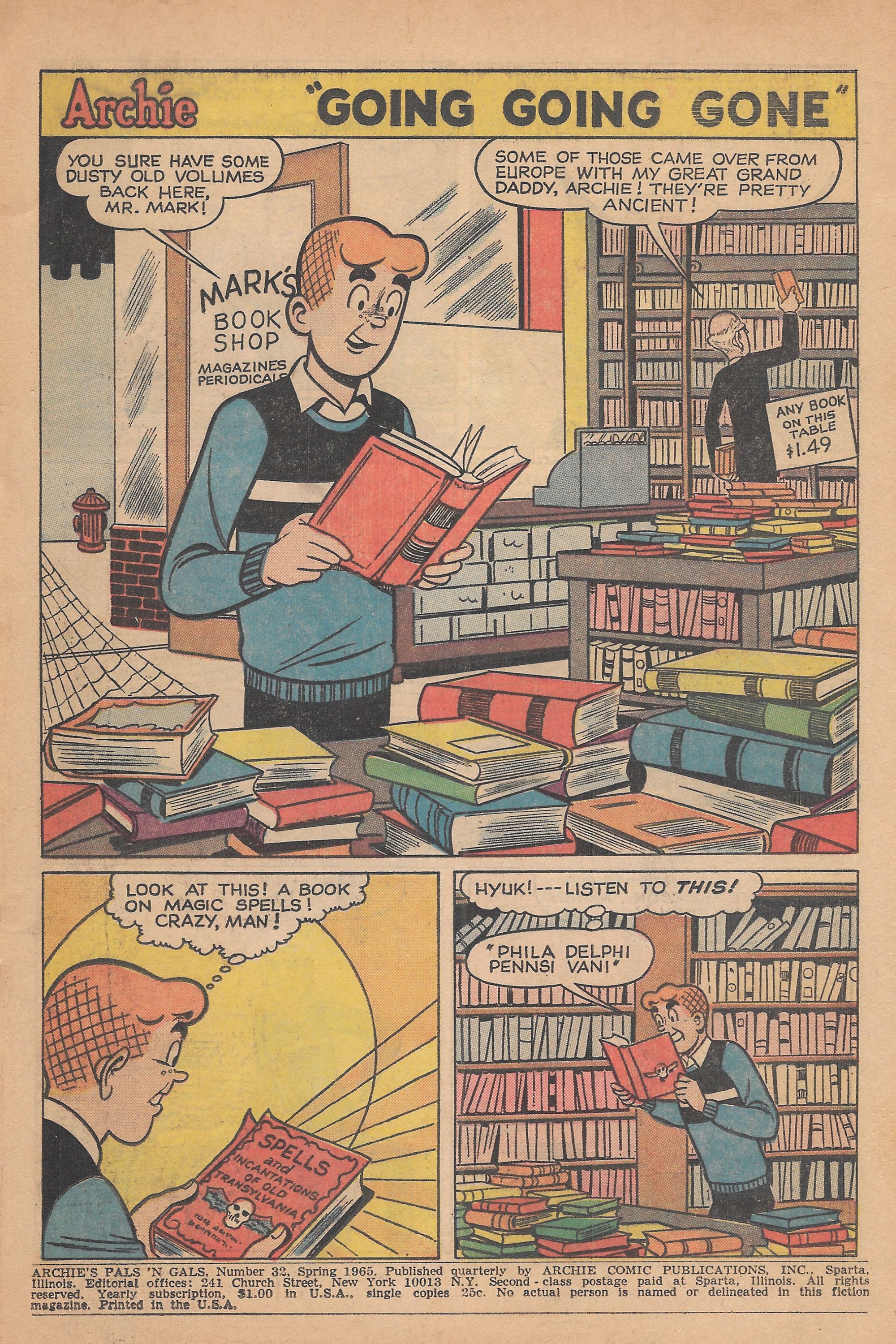 Read online Archie's Pals 'N' Gals (1952) comic -  Issue #32 - 3