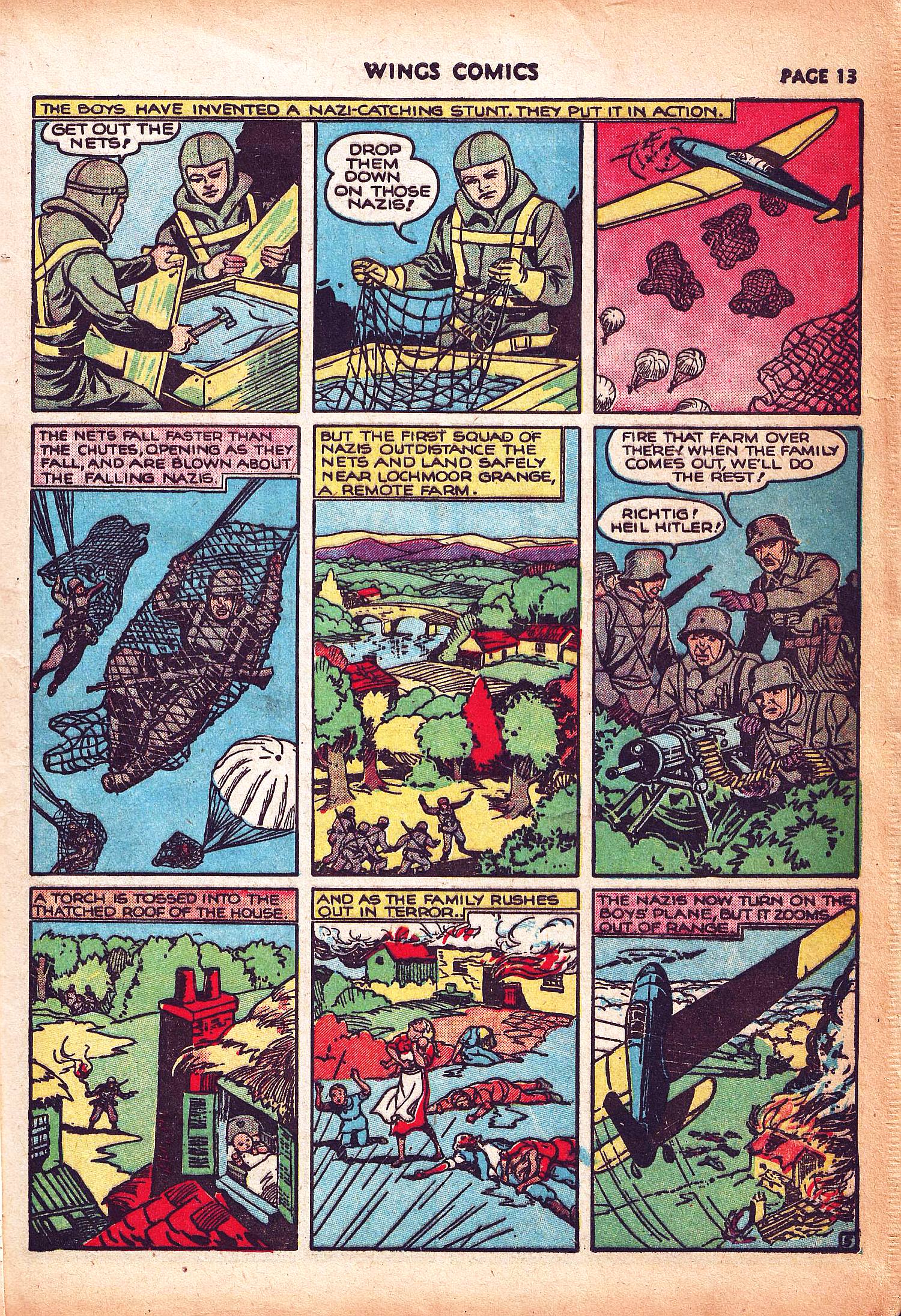 Read online Wings Comics comic -  Issue #3 - 15