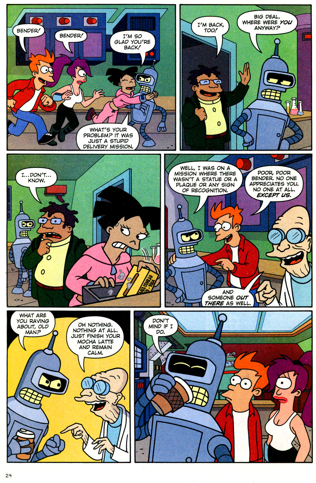 Read online Futurama Comics comic -  Issue #20 - 24