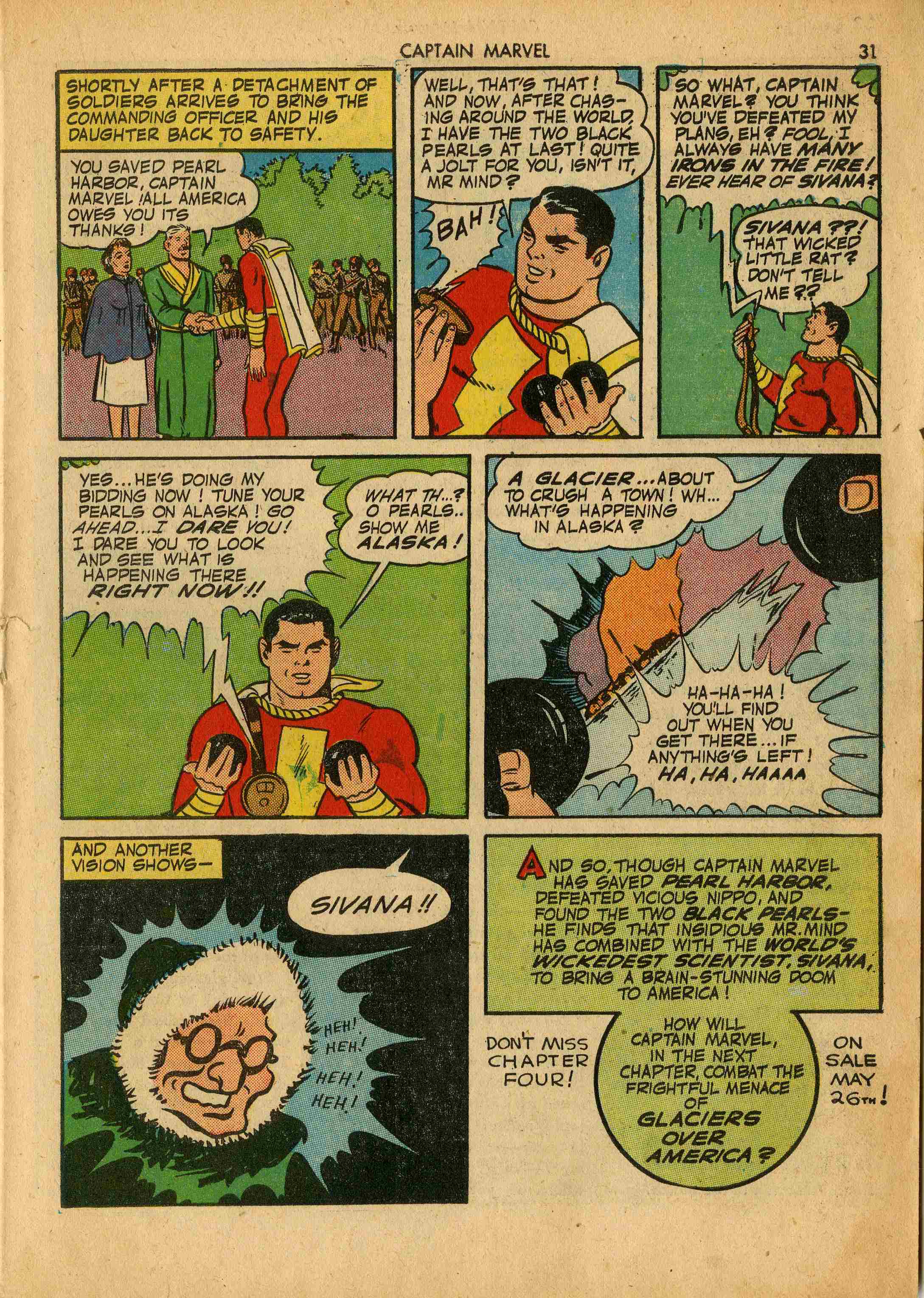 Read online Captain Marvel Adventures comic -  Issue #24 - 31