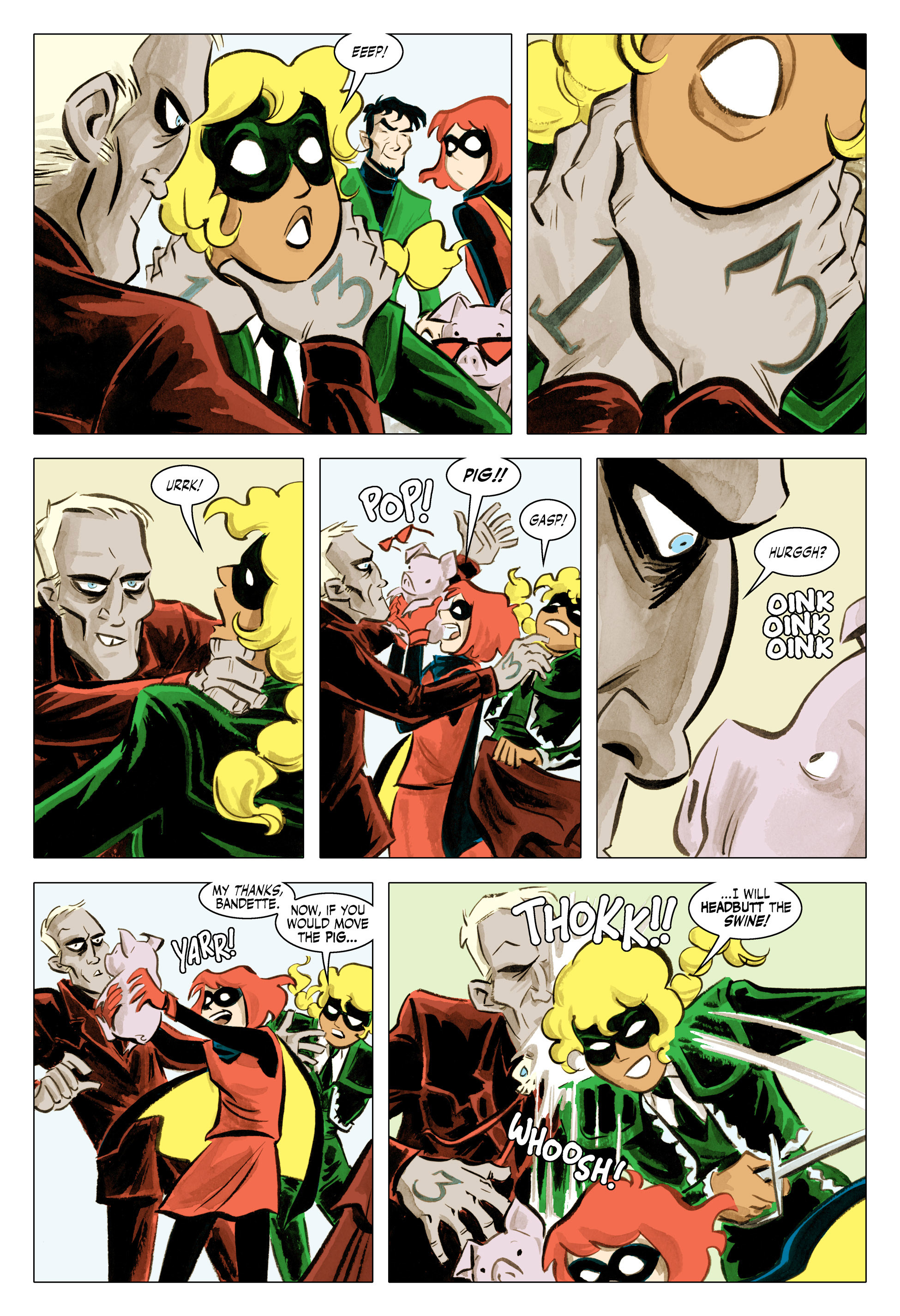 Read online Bandette (2012) comic -  Issue #9 - 9