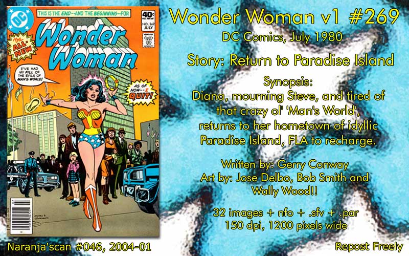Read online Wonder Woman (1942) comic -  Issue #269 - 1