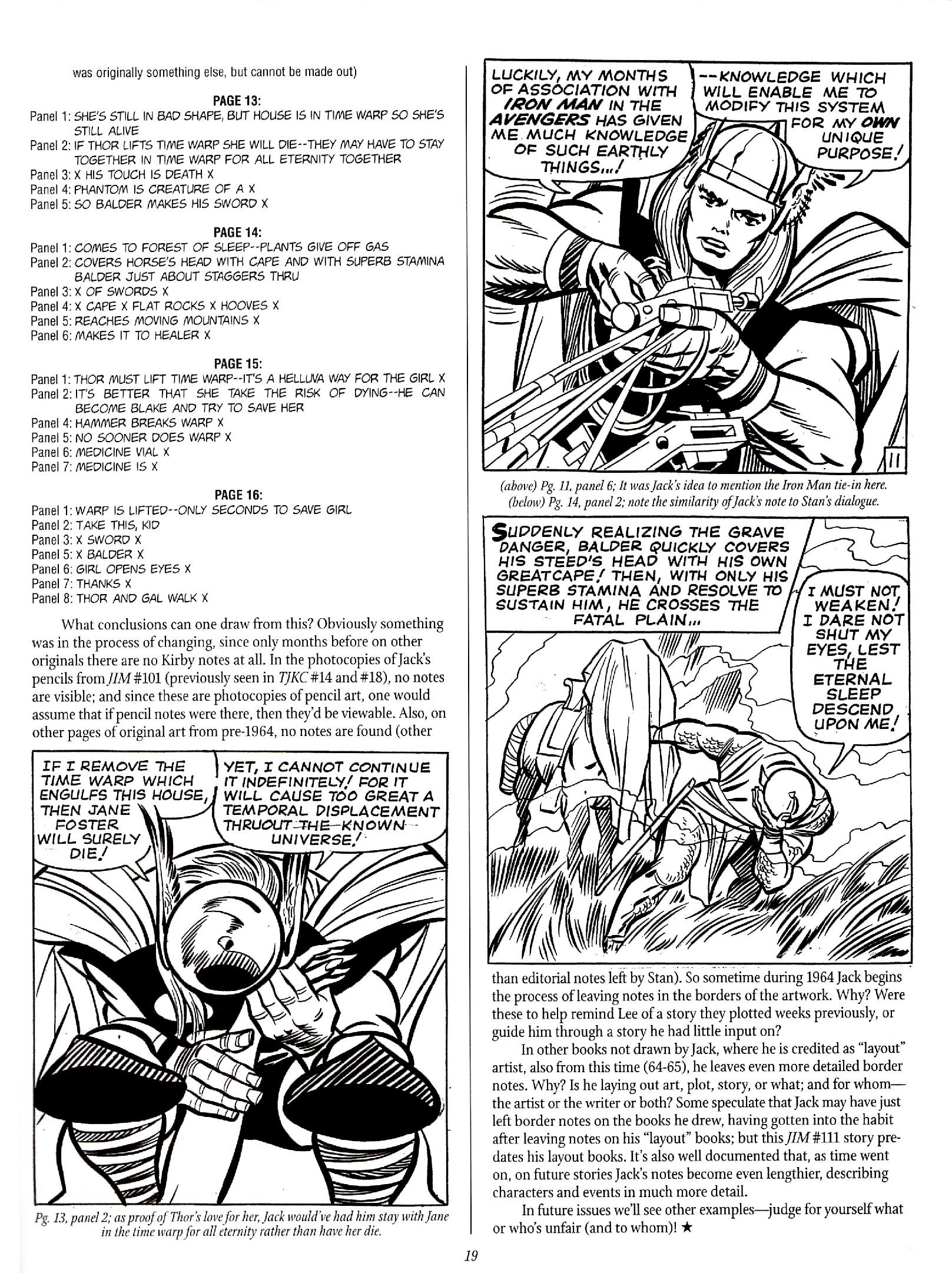 Read online The Jack Kirby Collector comic -  Issue #26 - 19