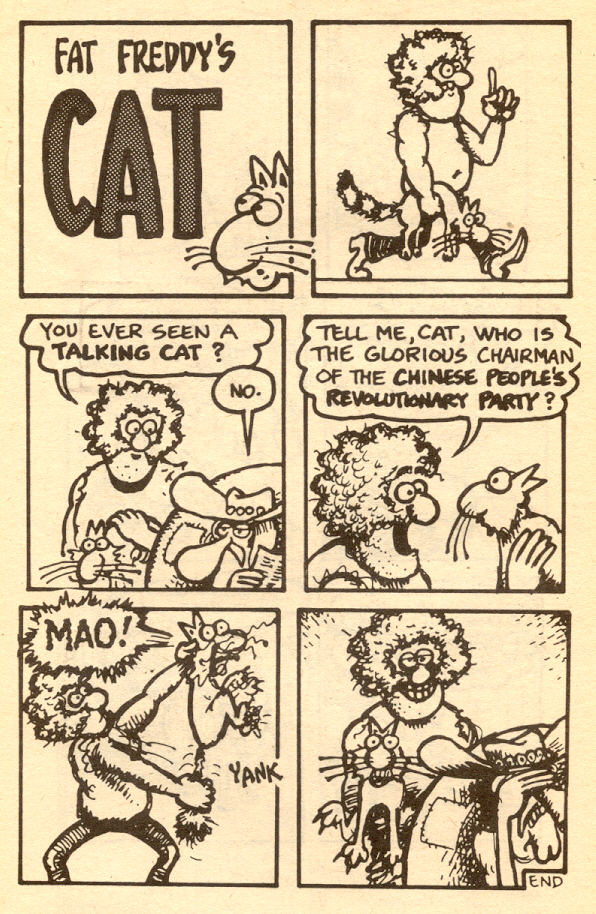 Read online Adventures of Fat Freddy's Cat comic -  Issue #1 - 16