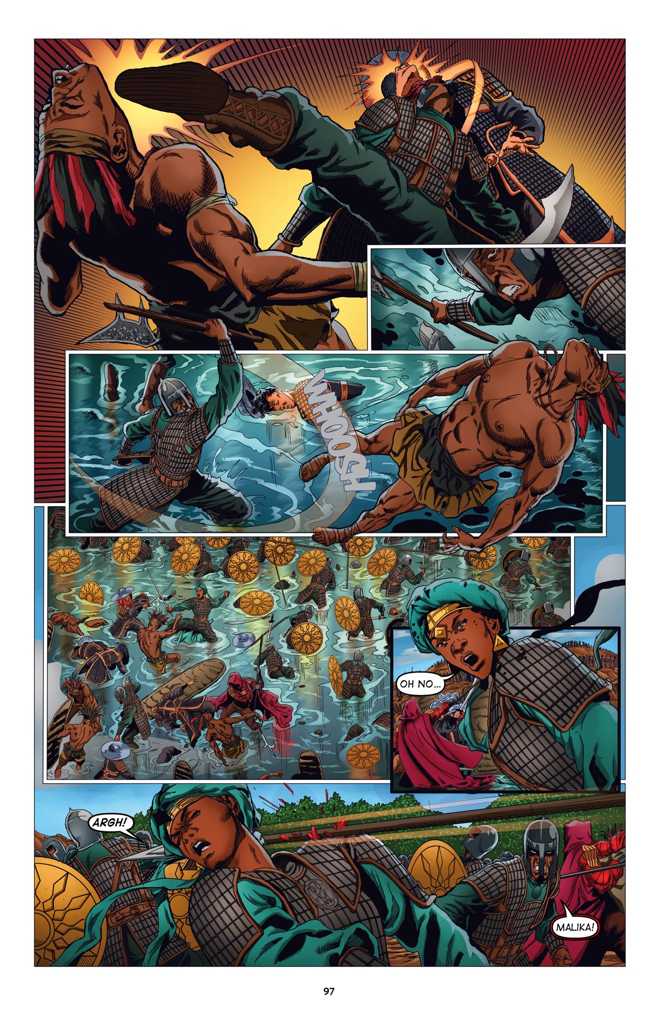 Read online Malika: Warrior Queen comic -  Issue # TPB 1 (Part 1) - 99