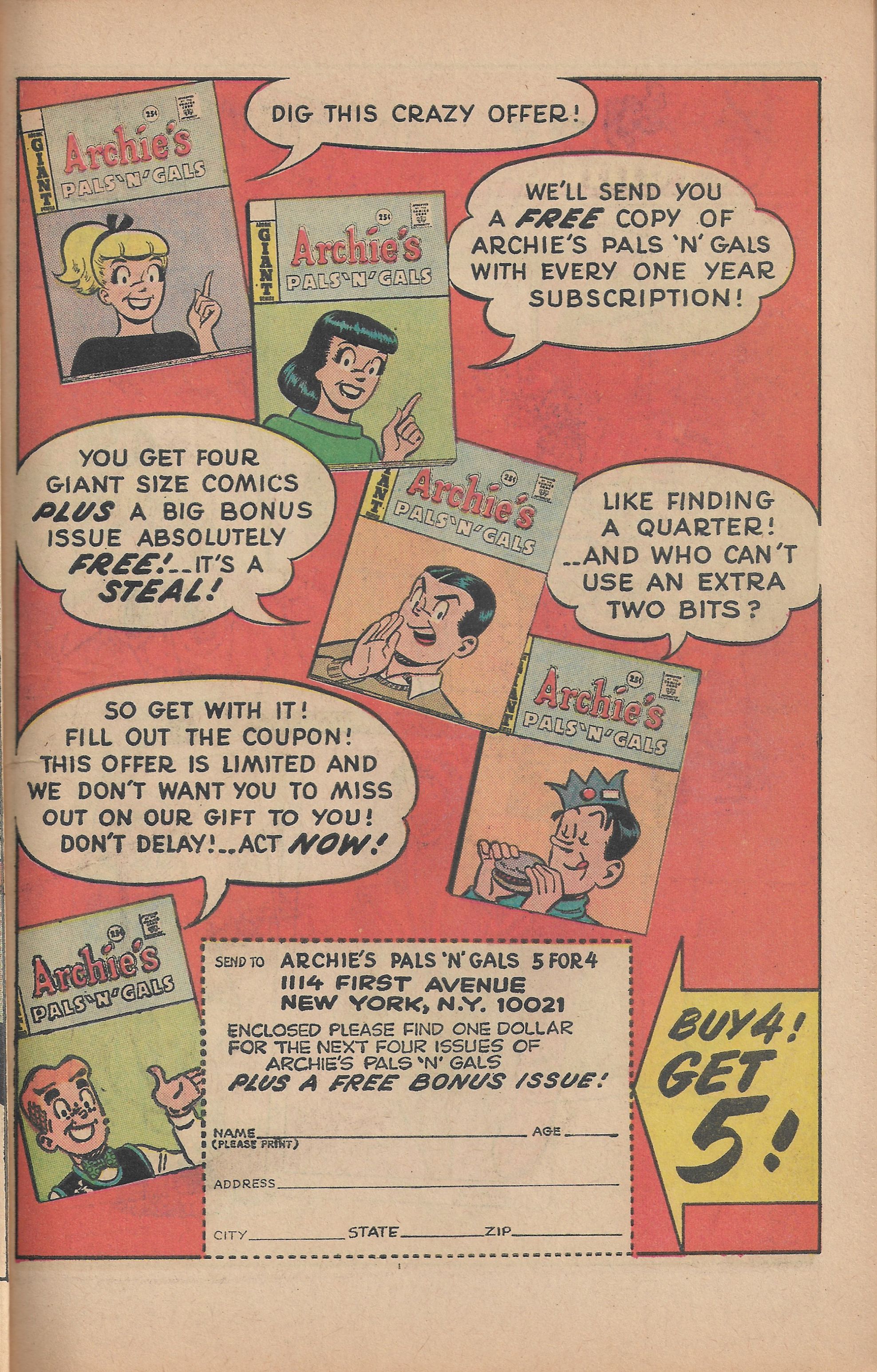 Read online Archie's Pals 'N' Gals (1952) comic -  Issue #39 - 27