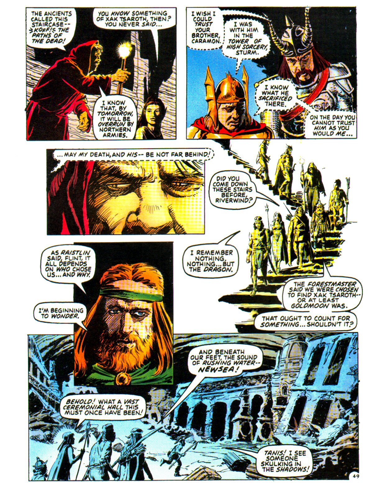 Read online Dragonlance Saga comic -  Issue #1 - 52