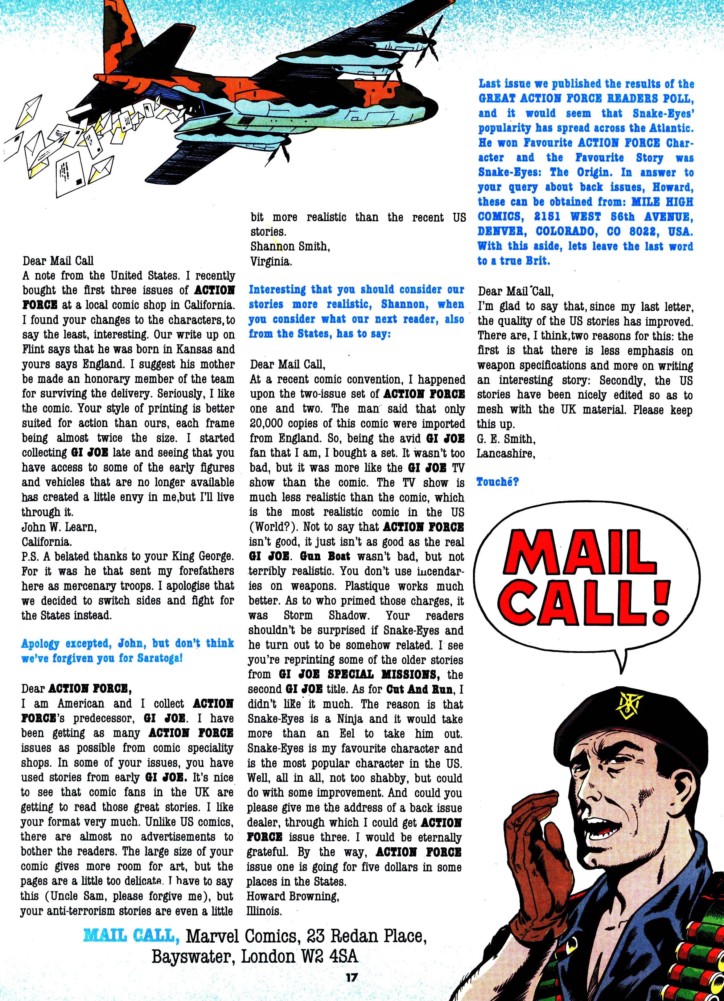 Read online Action Force comic -  Issue #23 - 17