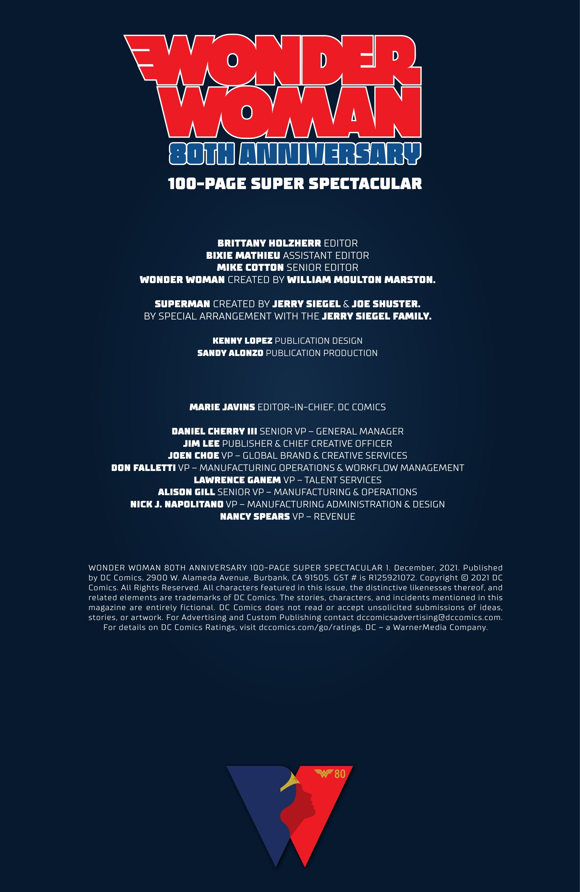 Read online Wonder Woman 80th Anniversary 100-Page Super Spectacular comic -  Issue # TPB - 90