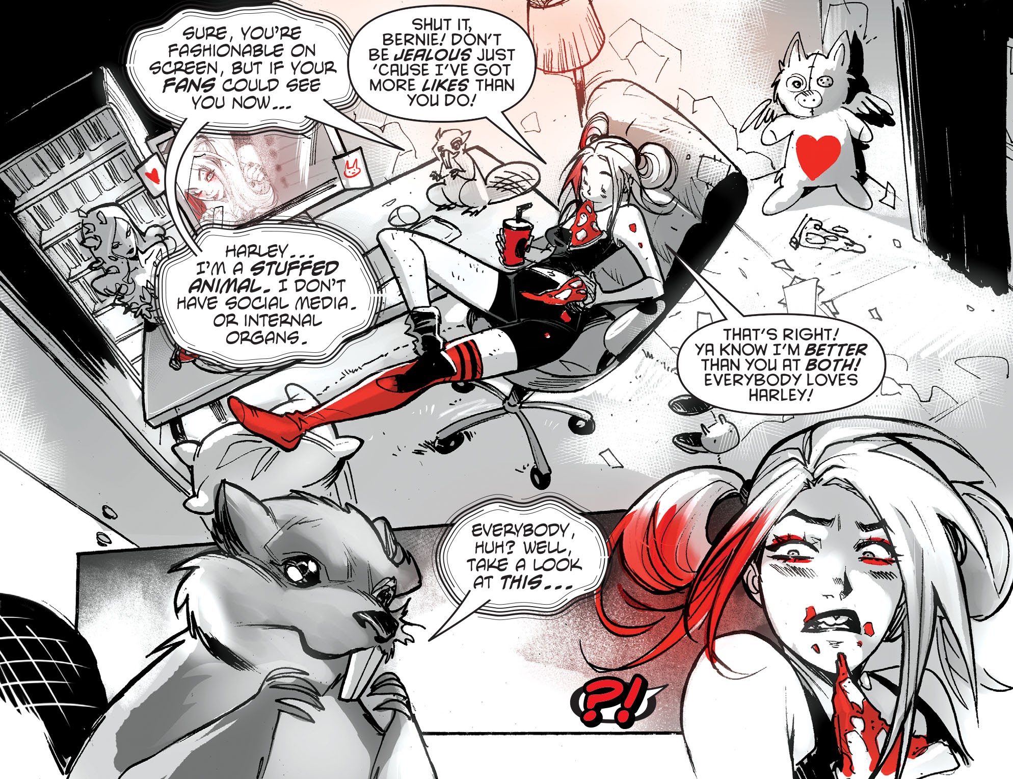 Read online Harley Quinn Black   White   Red comic -  Issue #2 - 5