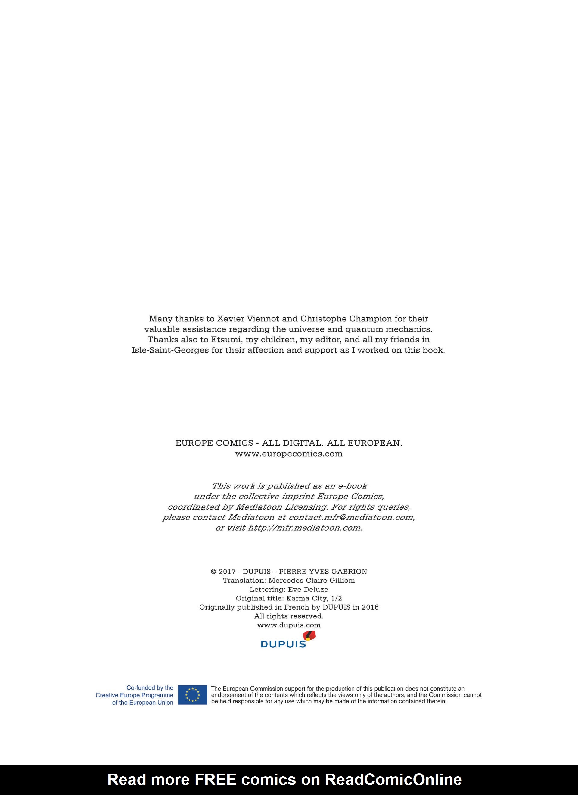 Read online Karma City comic -  Issue #1 - 31