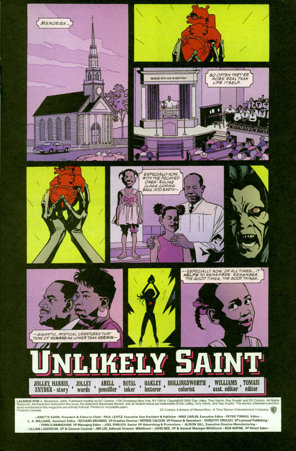 Read online Lazarus Five comic -  Issue #5 - 2