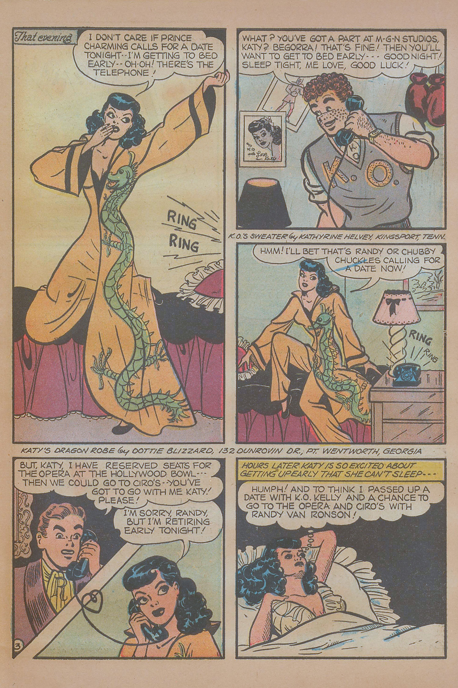 Read online Katy Keene (1949) comic -  Issue #3 - 29
