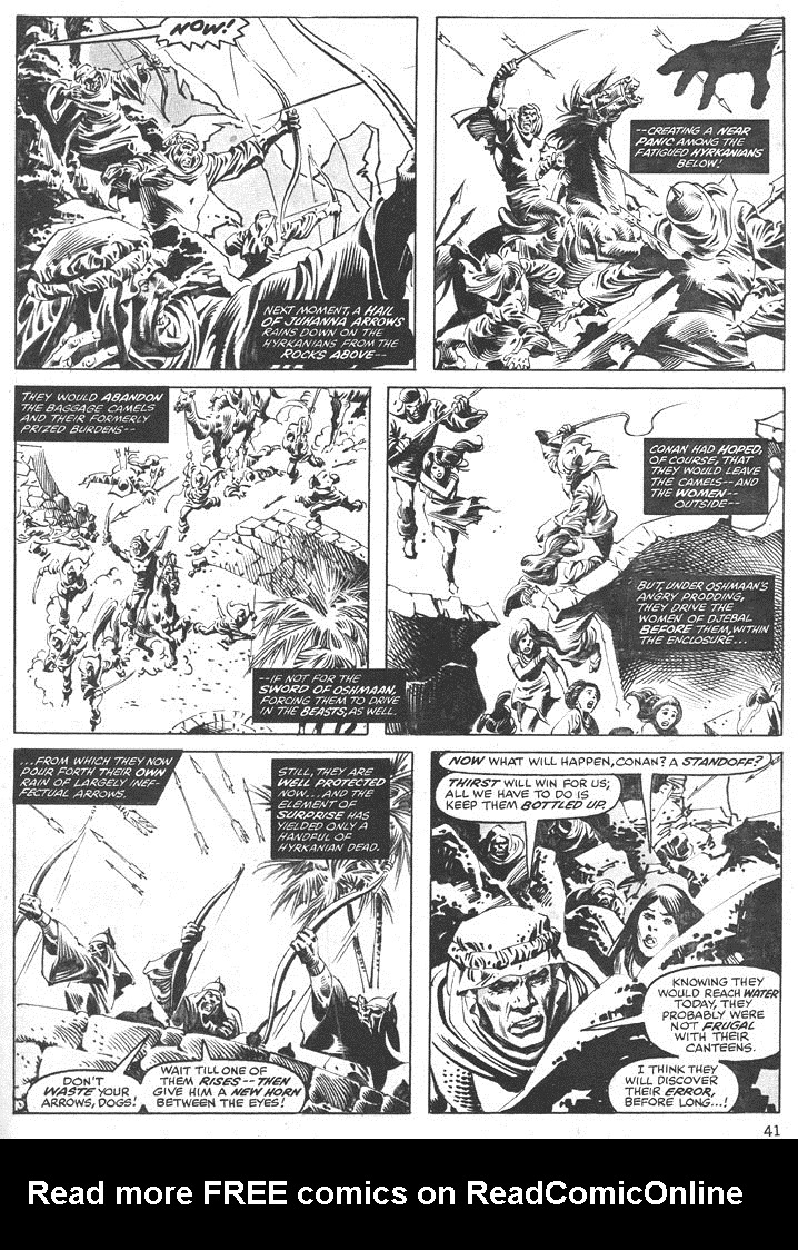 Read online The Savage Sword Of Conan comic -  Issue #37 - 41