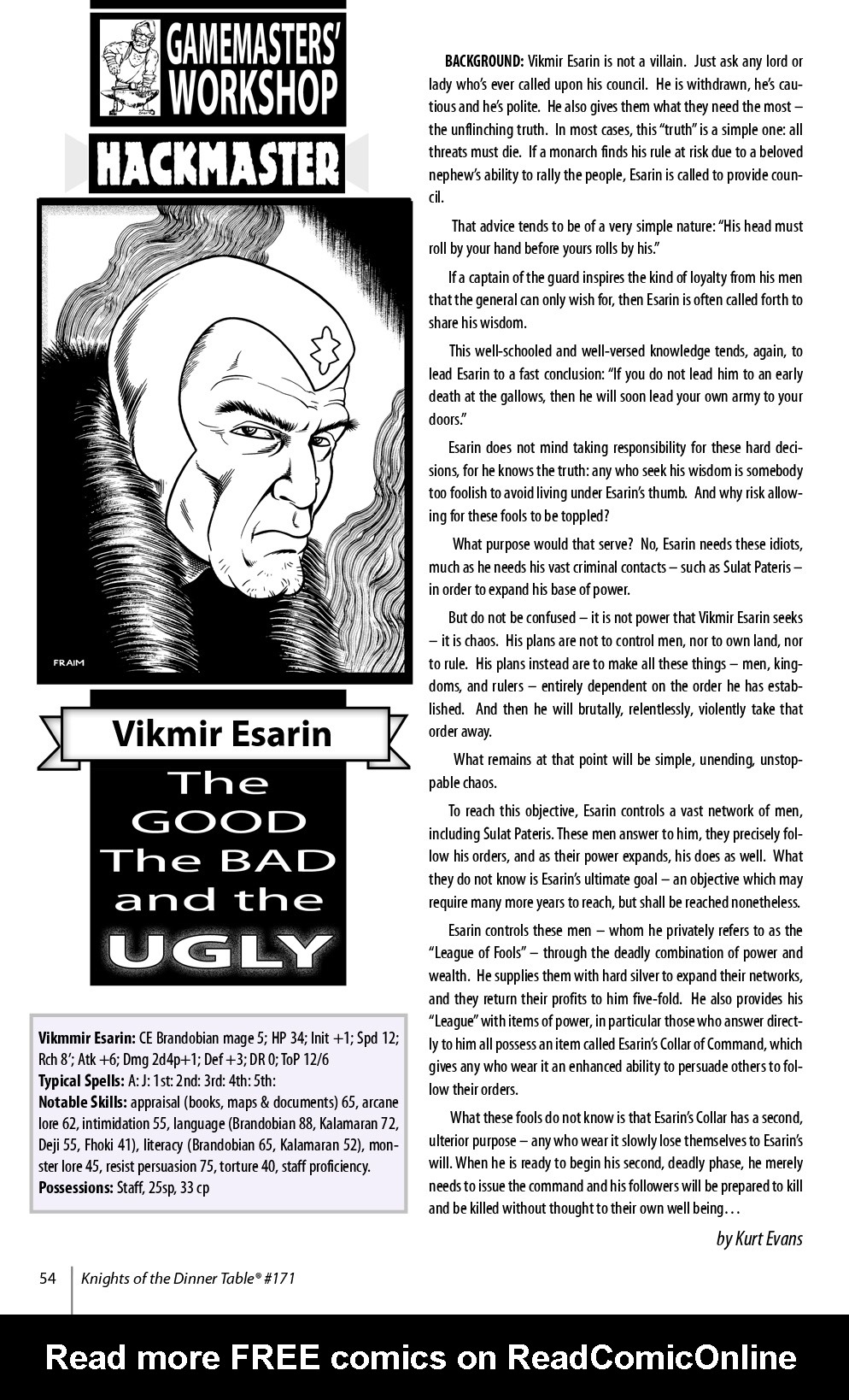 Read online Knights of the Dinner Table comic -  Issue #171 - 56