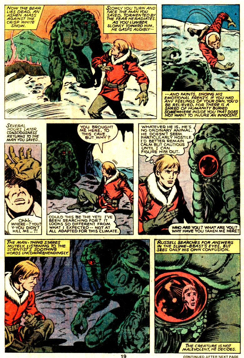 Read online Man-Thing (1979) comic -  Issue #2 - 13