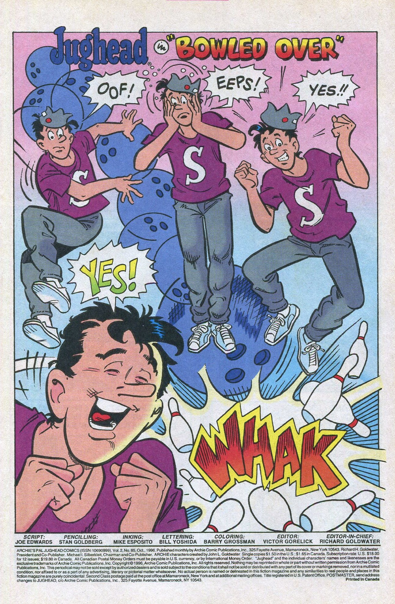 Read online Archie's Pal Jughead Comics comic -  Issue #85 - 3