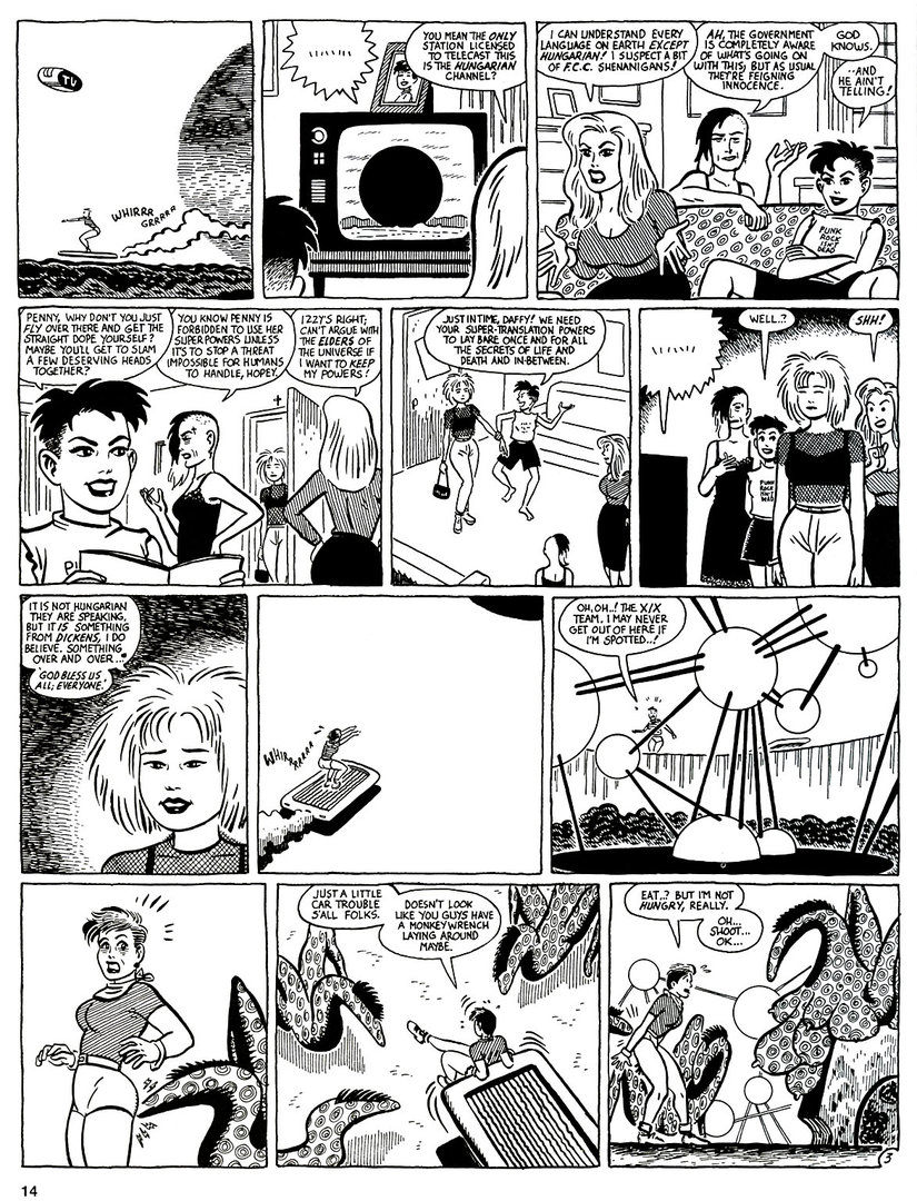 Read online Love and Rockets (1982) comic -  Issue #46 - 16