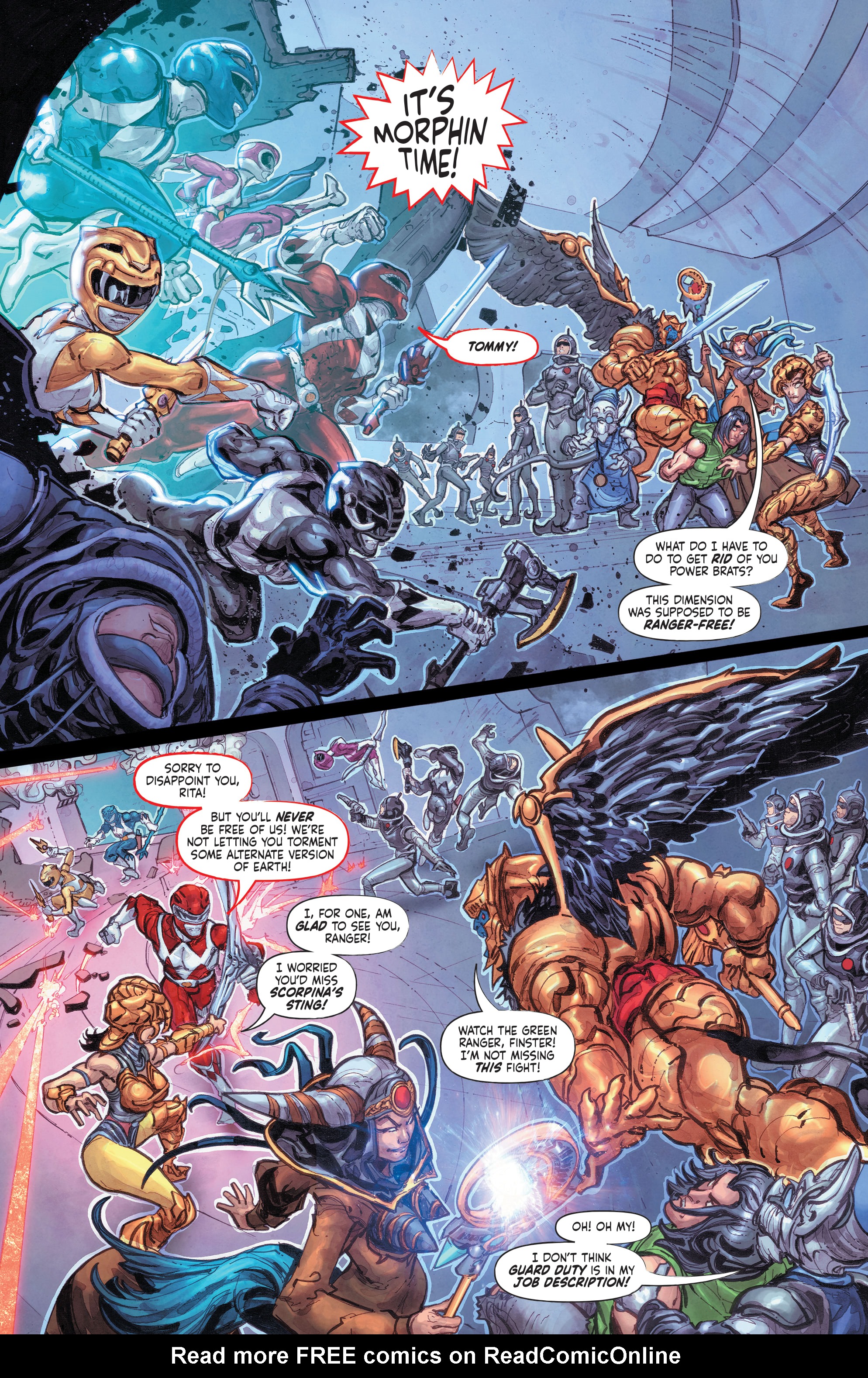 Read online Godzilla vs. The Mighty Morphin Power Rangers comic -  Issue #2 - 14