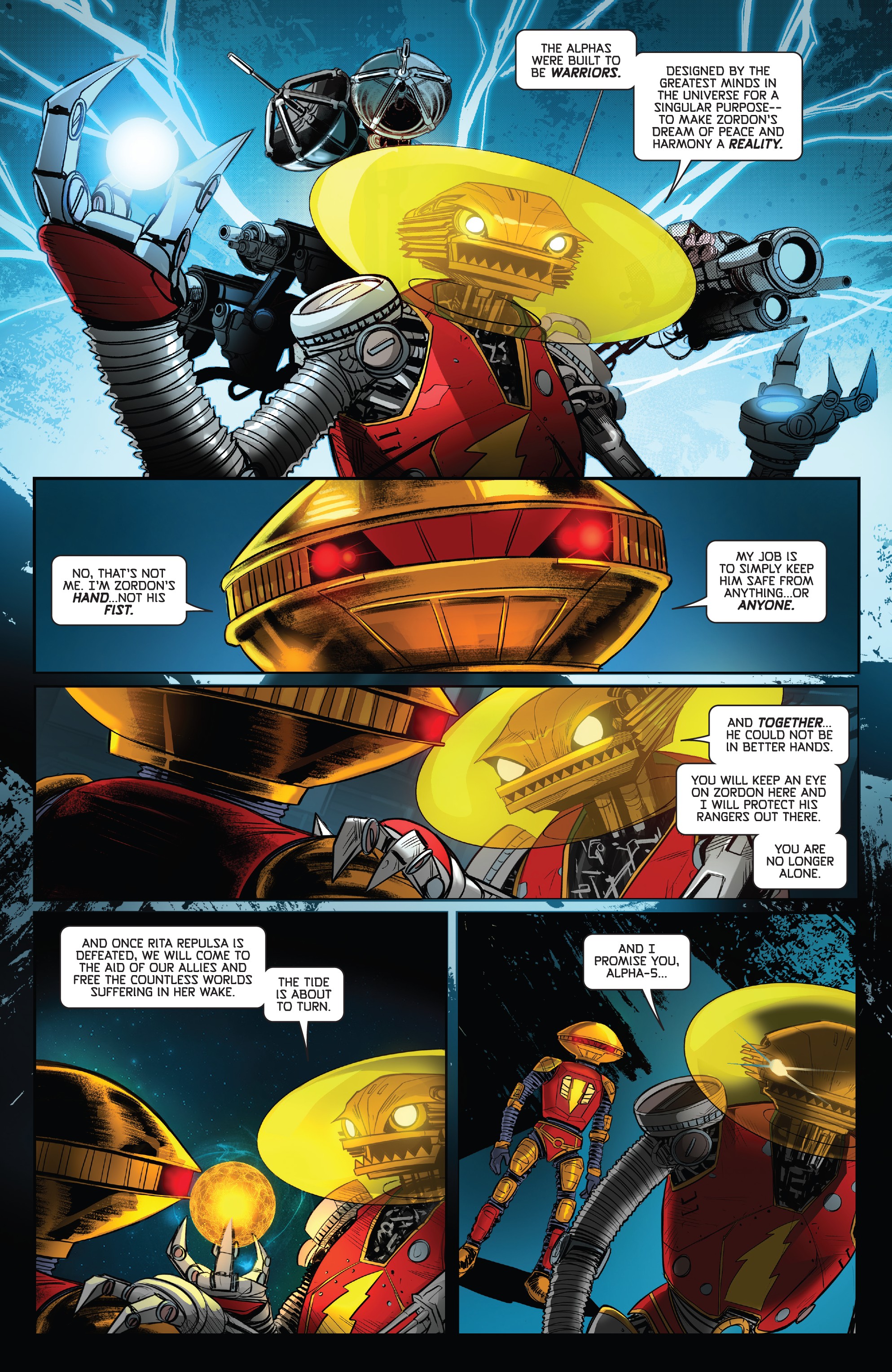 Read online Saban's Go Go Power Rangers comic -  Issue #18 - 22